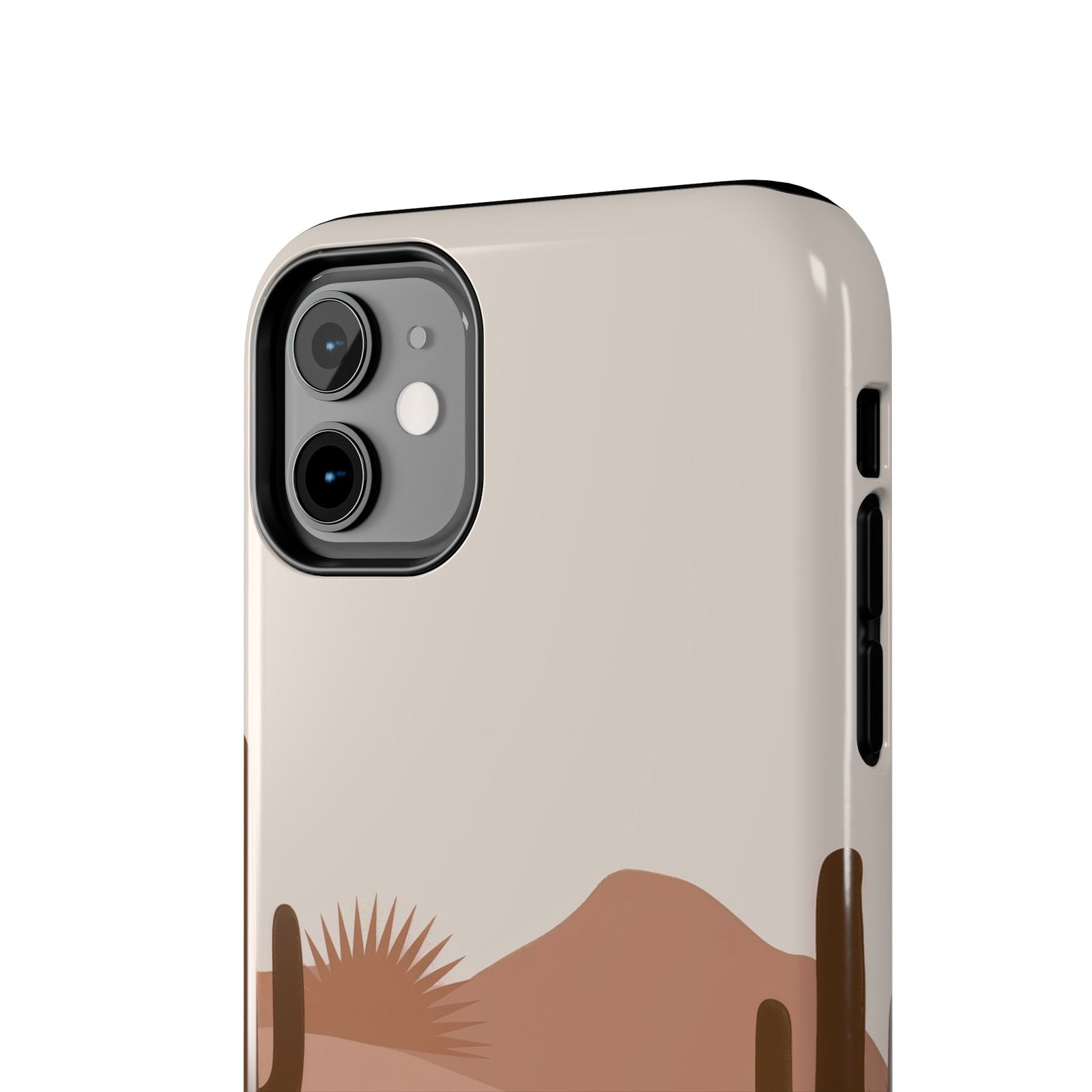 Desert Dino Silhouette - Dinosaur Phone Case