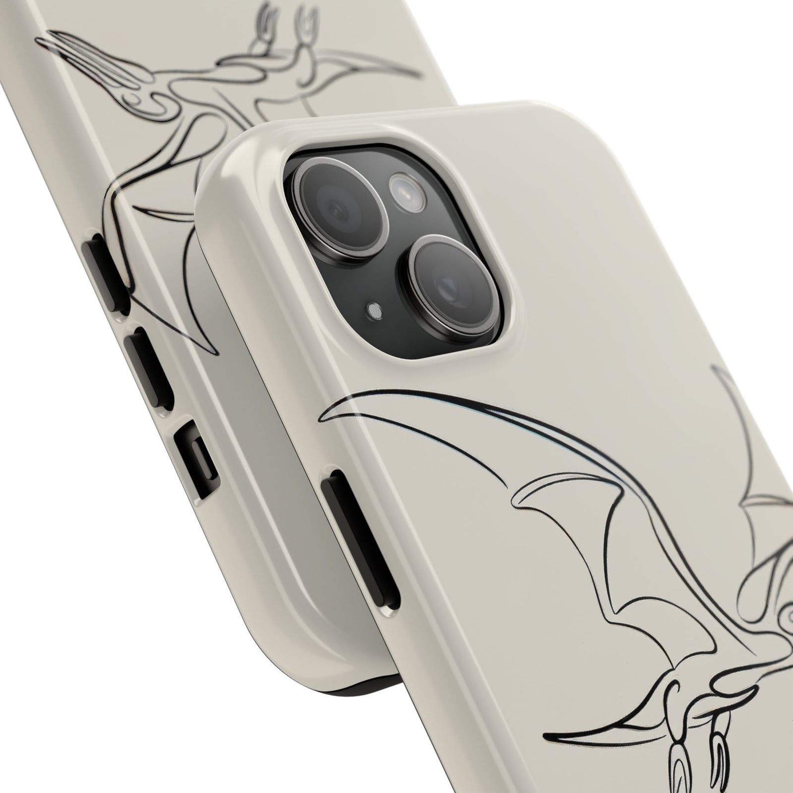 Pterodactyl Glide Art - Dinosaur Phone Case