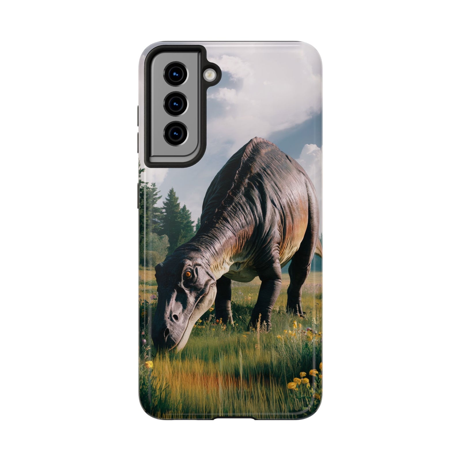 Gentle Giant Grazing - Dinosaur Phone Case