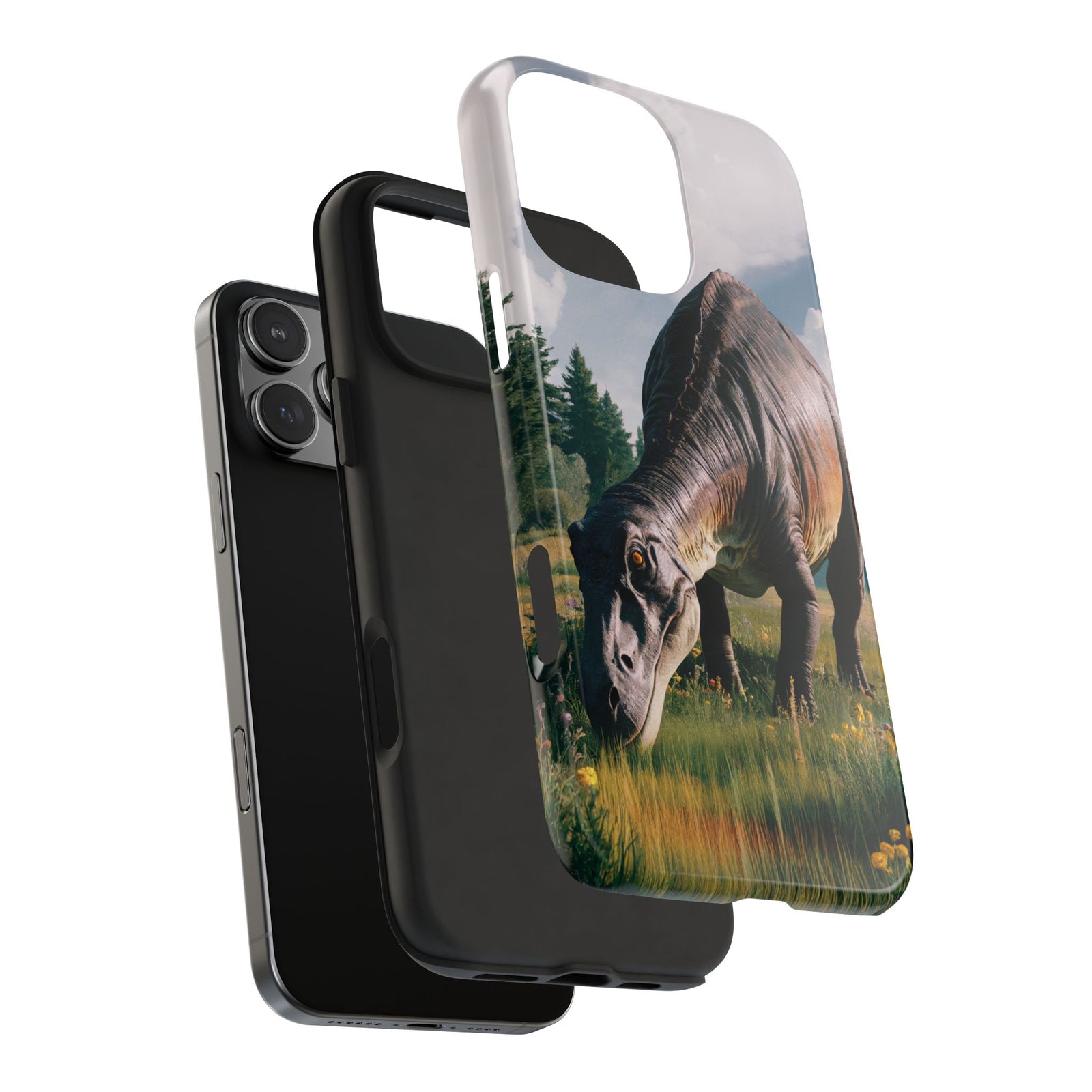 Gentle Giant Grazing - Dinosaur Phone Case