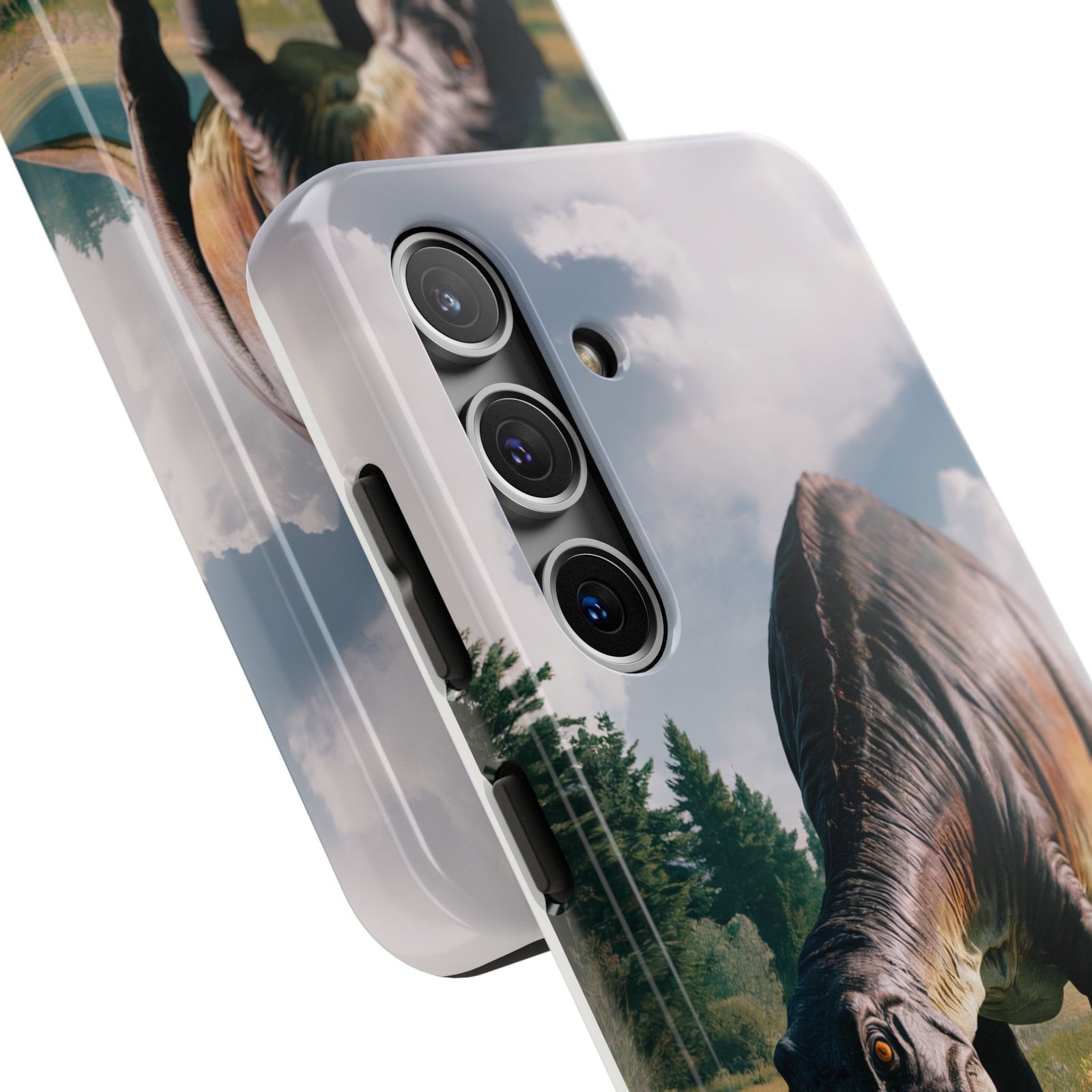 Gentle Giant Grazing - Dinosaur Phone Case