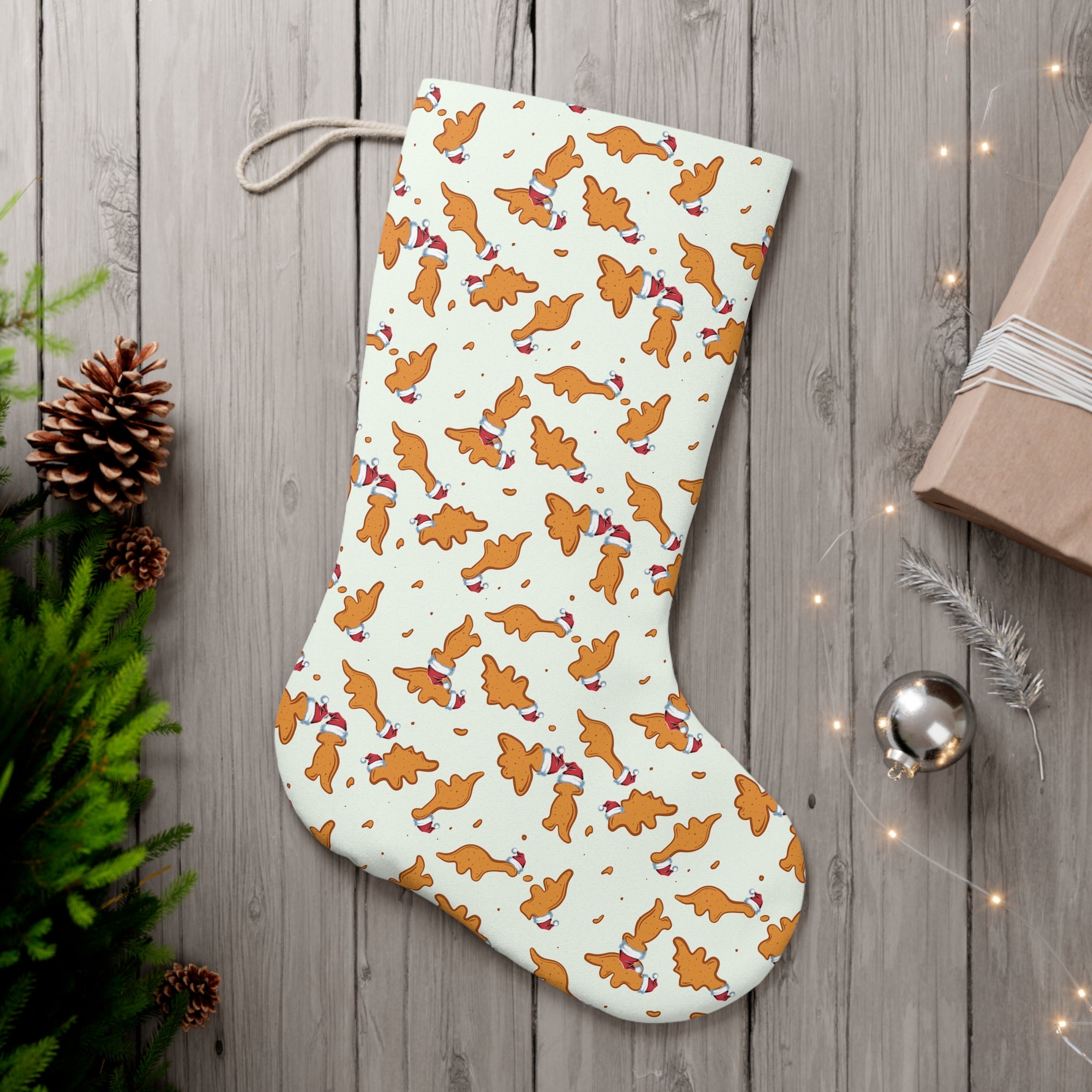 Christmas Nuggies - Dinosaur Christmas Stocking