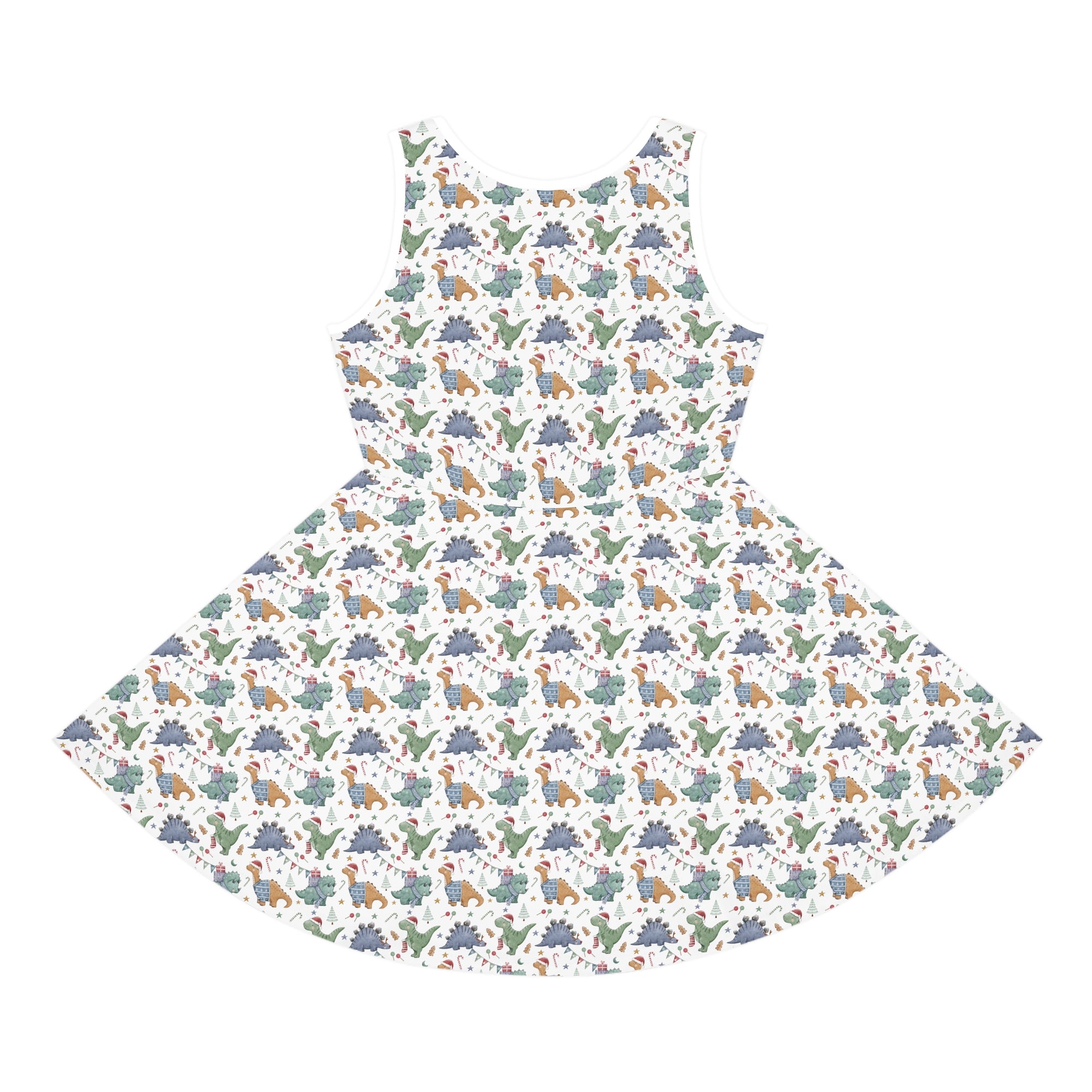 dinosaur christmas dress Noel Dinosaur Dress Red / 4-5 Years