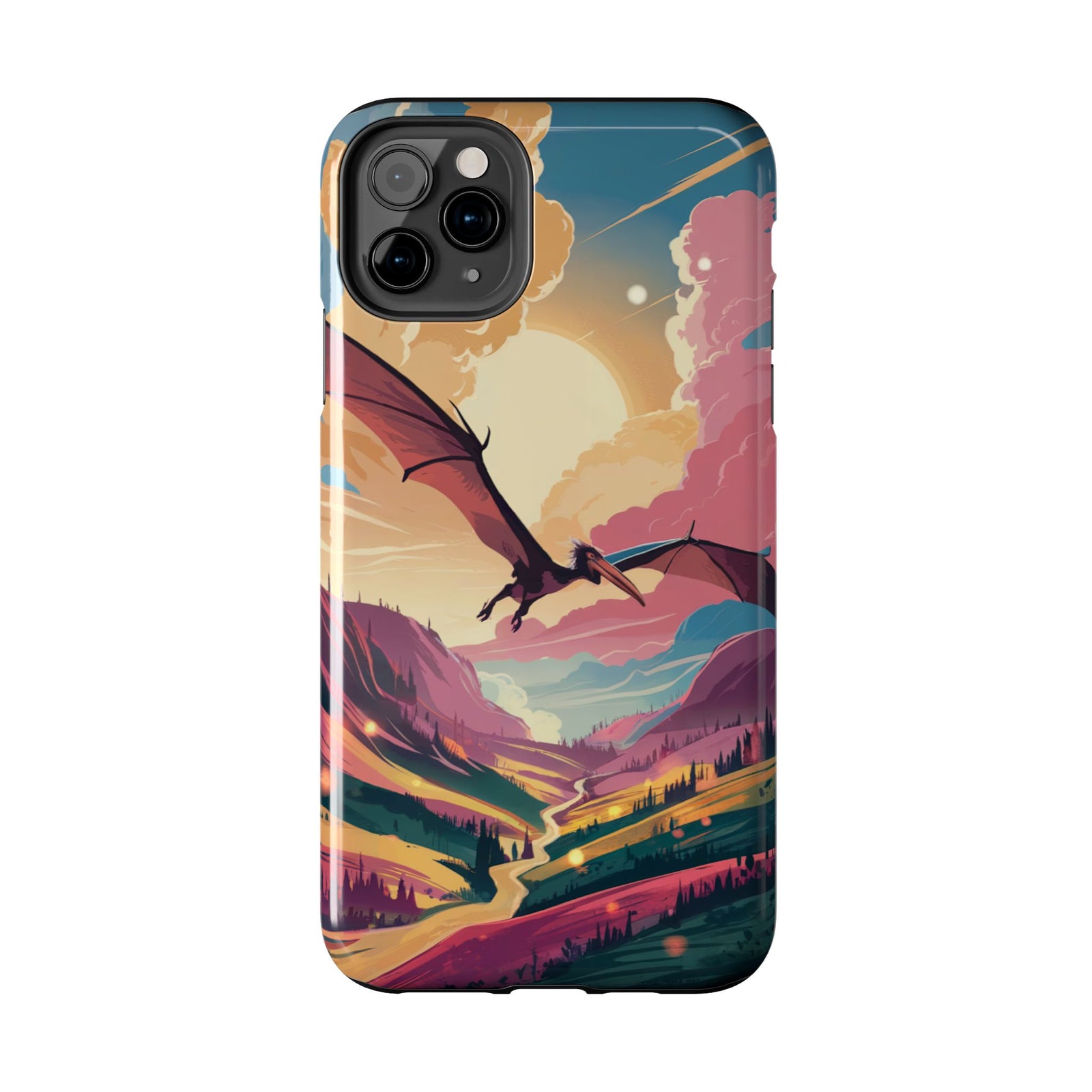 Pteranodon Sky Journey - Dinosaur Phone Case