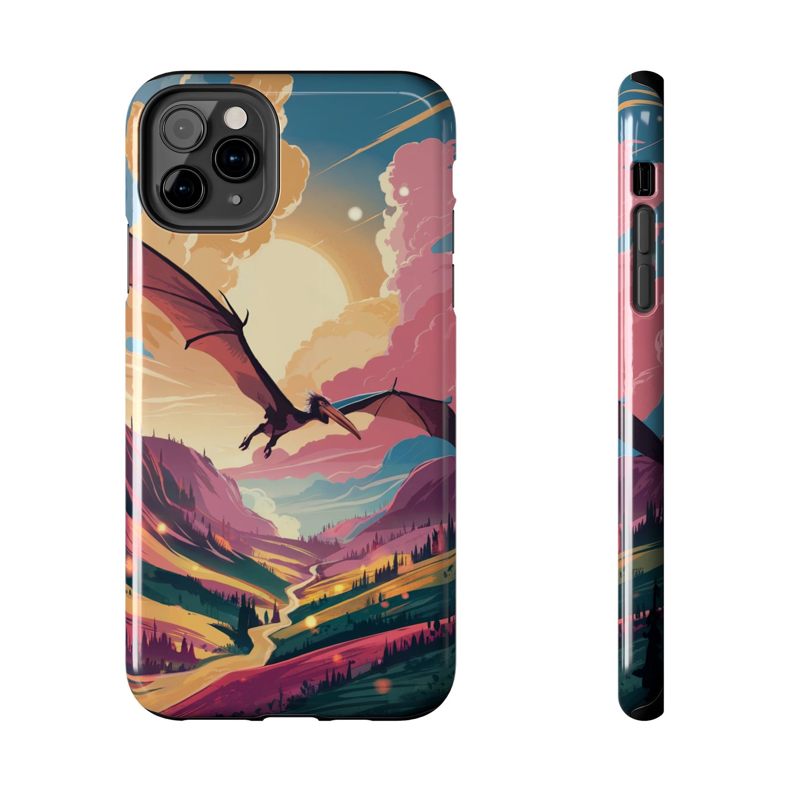 Pteranodon Sky Journey - Dinosaur Phone Case
