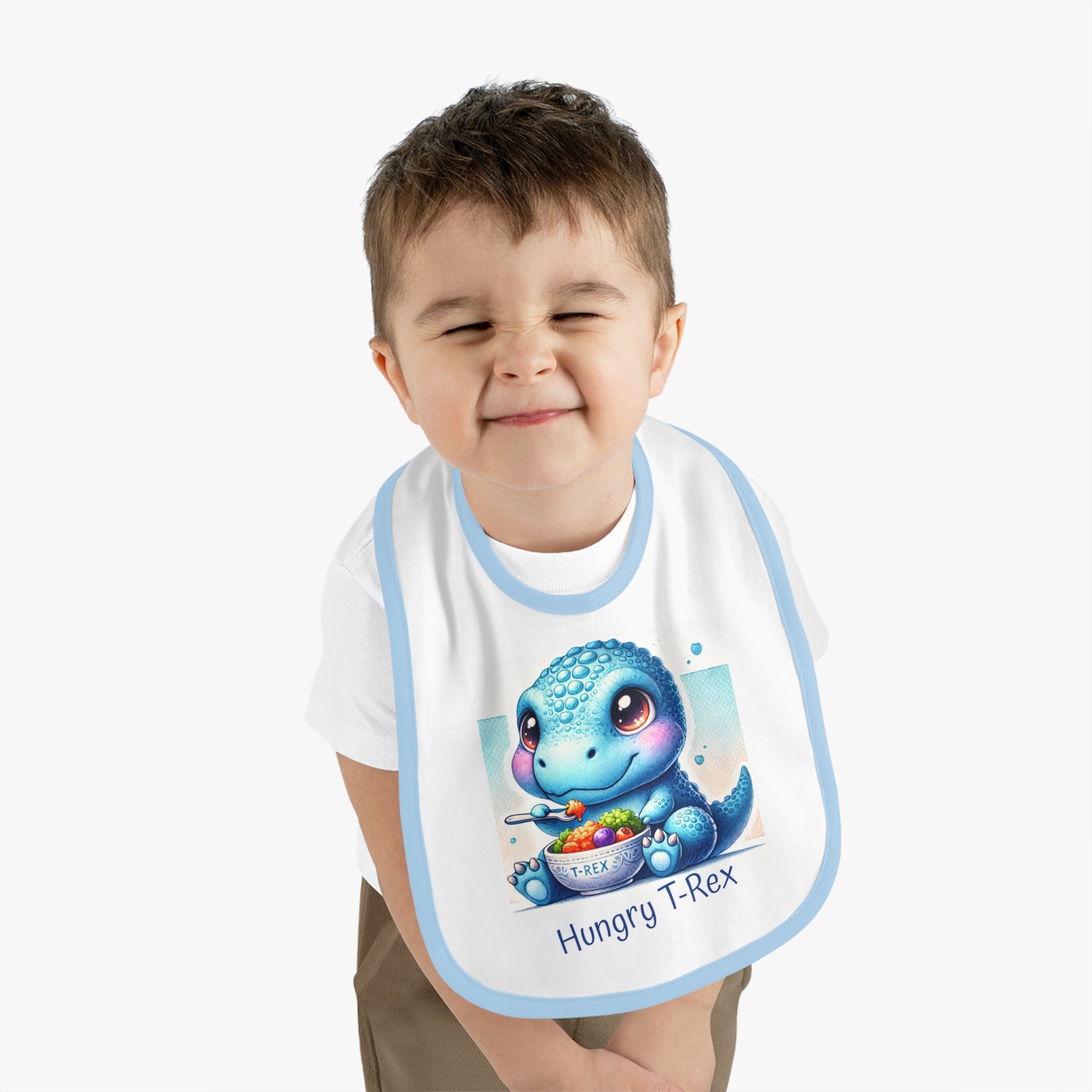 Hungry T-Rex - Baby Dinosaur Bib