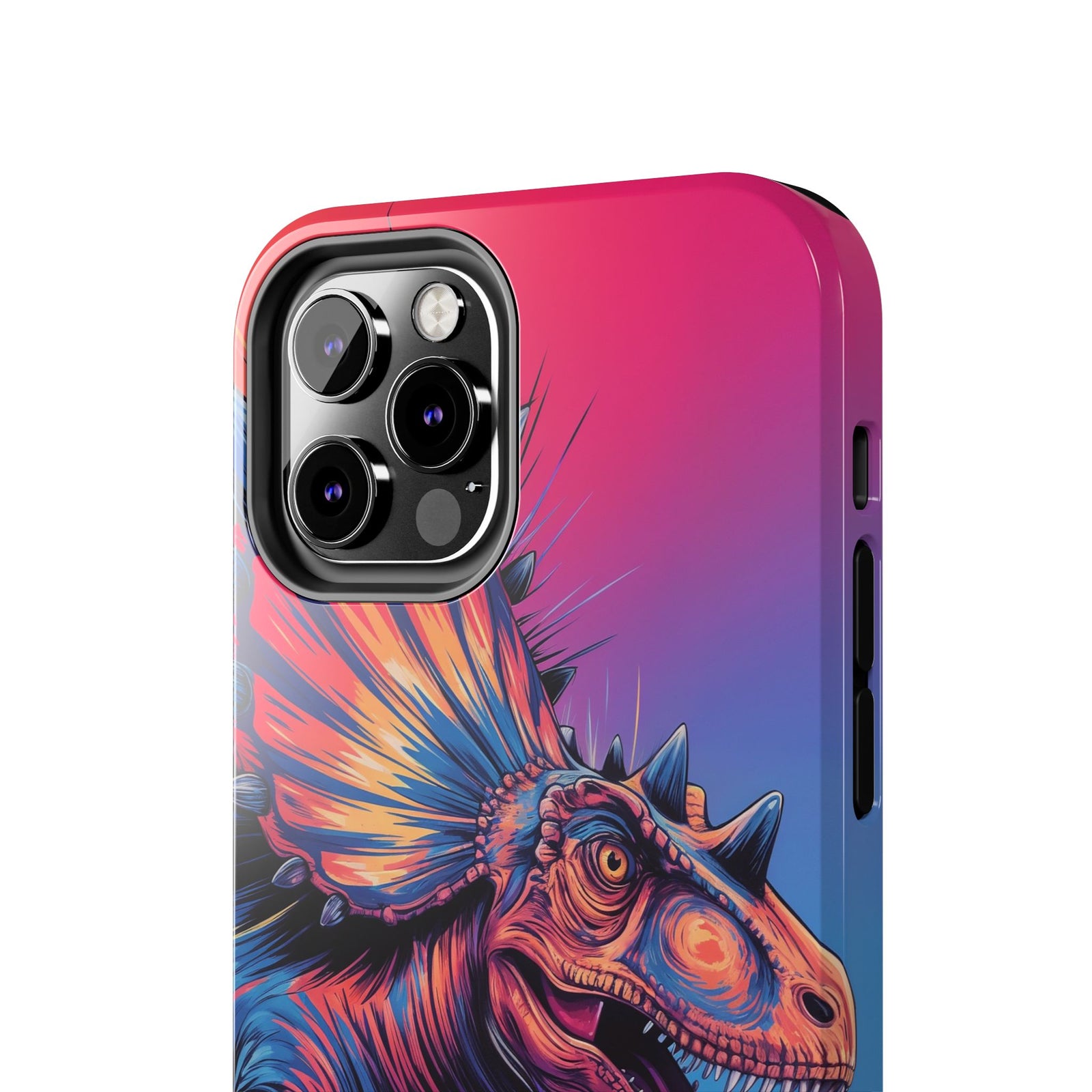 Styracosaurus Neon Roar - Dinosaur Phone Case