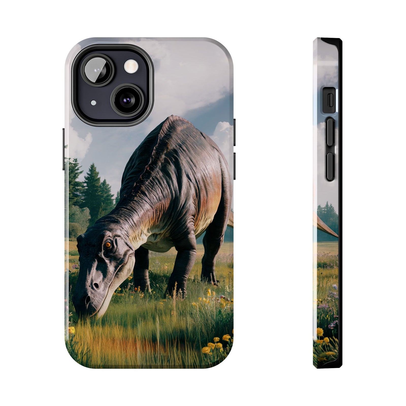 Gentle Giant Grazing - Dinosaur Phone Case