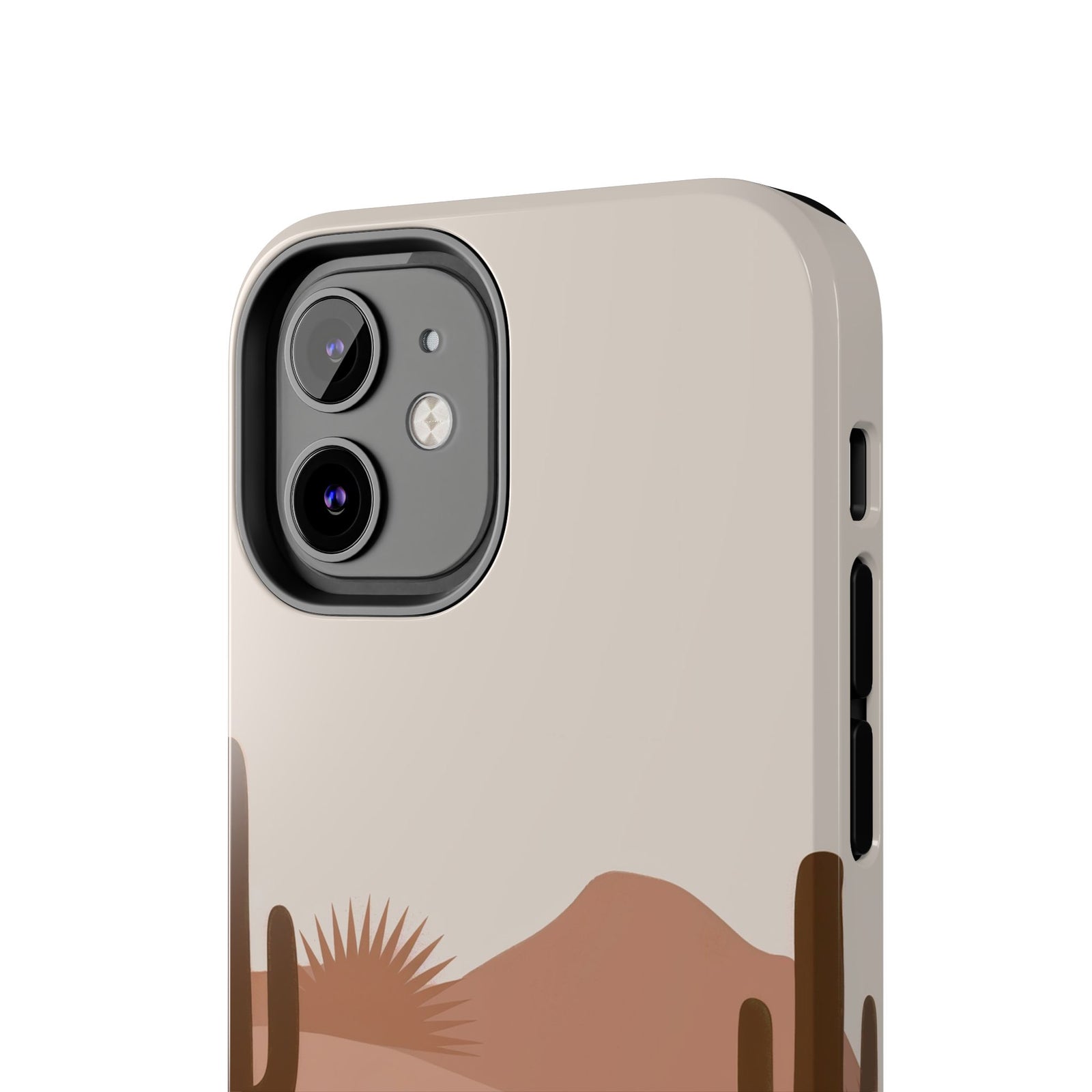 Desert Dino Silhouette - Dinosaur Phone Case