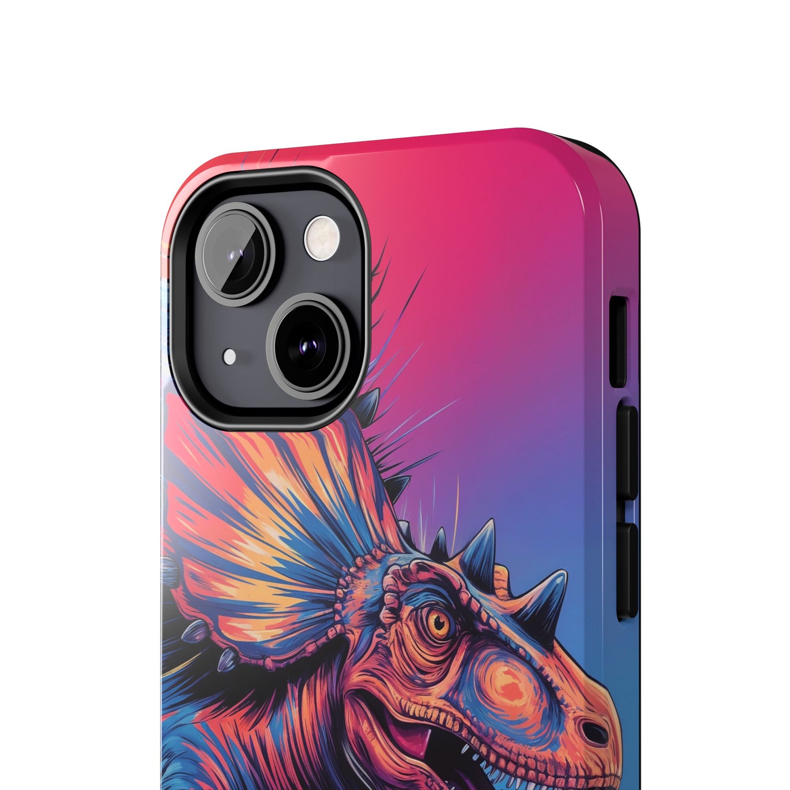 Styracosaurus Neon Roar - Dinosaur Phone Case