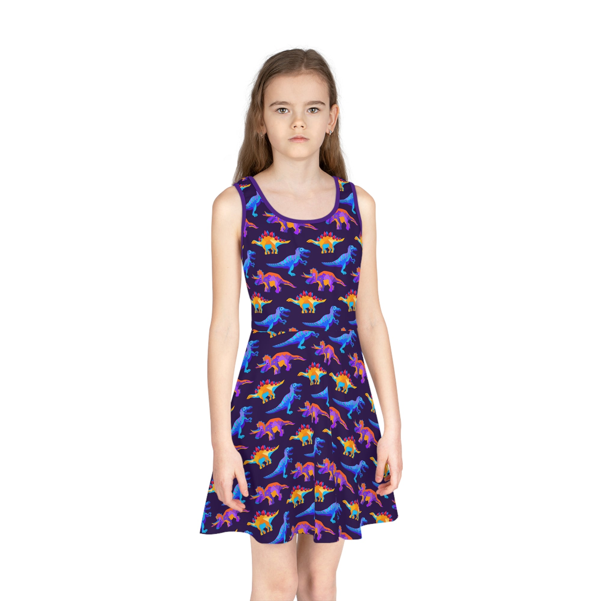 Neon Dinosaurs - Kids/Toddler Sundress