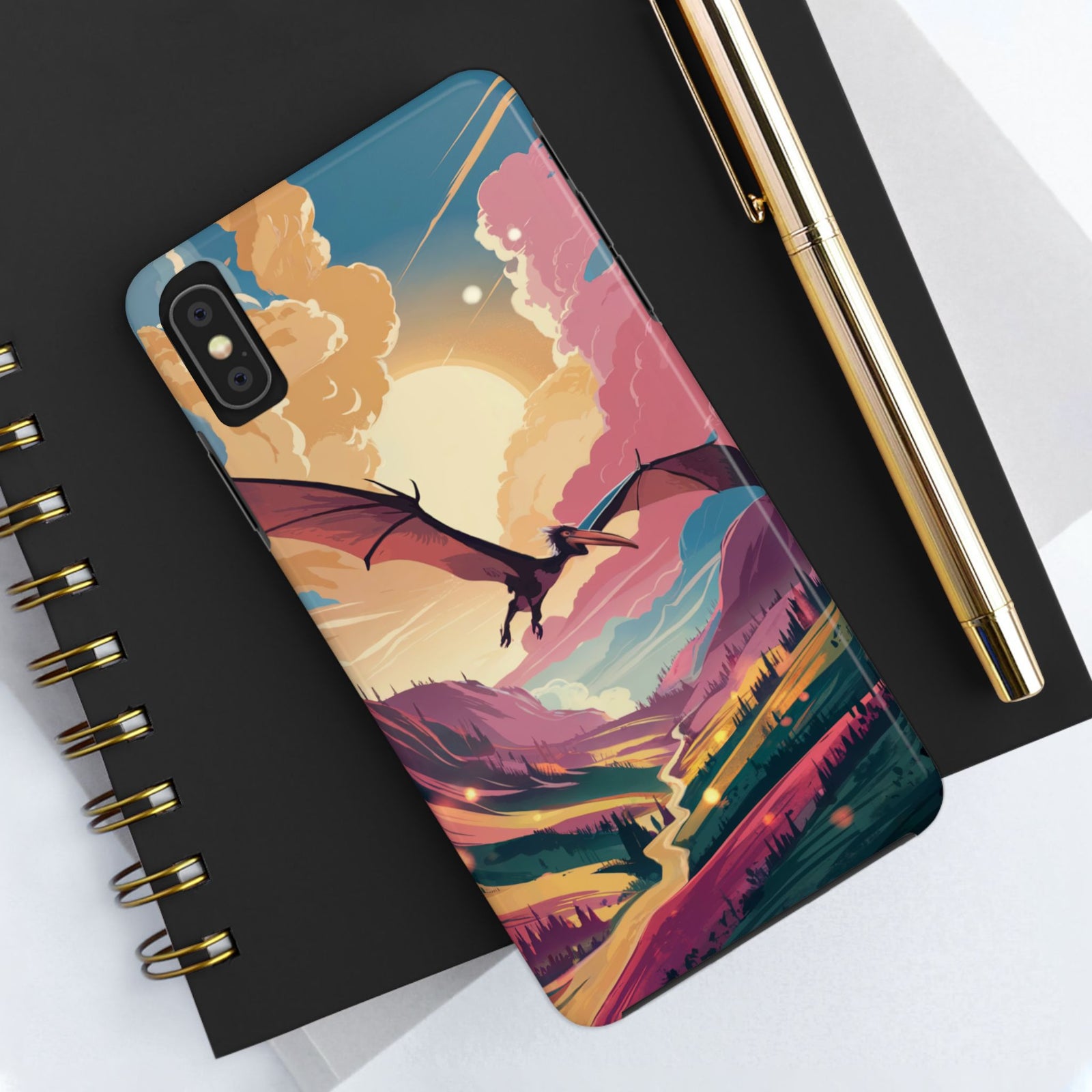 Pteranodon Sky Journey - Dinosaur Phone Case