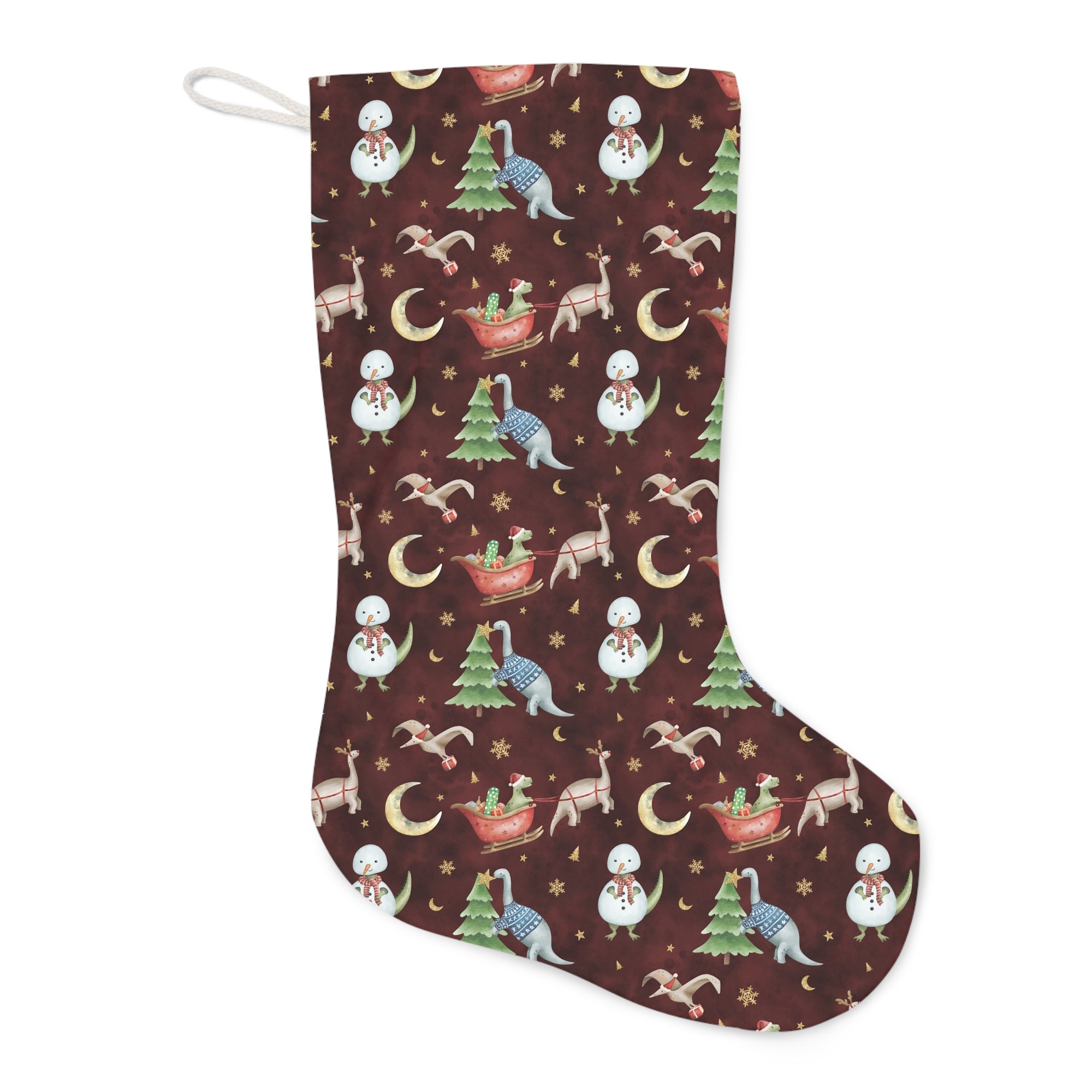 Merry Christmas Night - Dinosaur Christmas Stocking