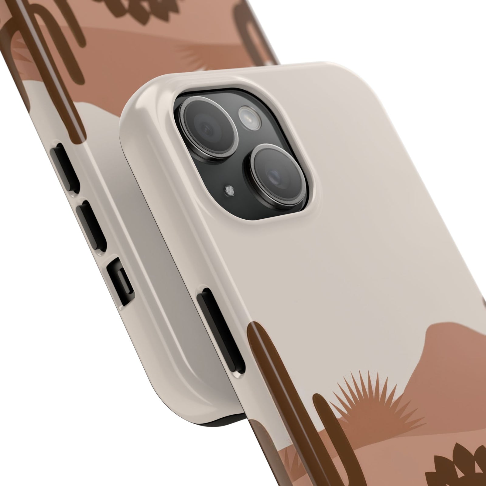 Desert Dino Silhouette - Dinosaur Phone Case