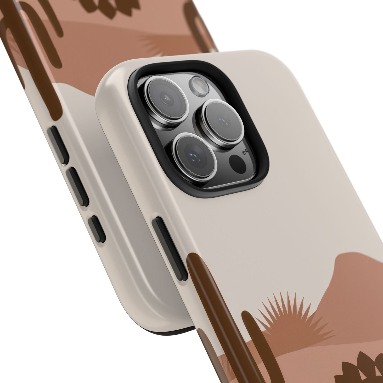 Desert Dino Silhouette - Dinosaur Phone Case