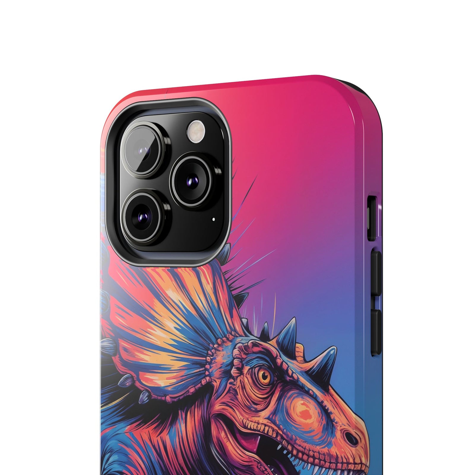 Styracosaurus Neon Roar - Dinosaur Phone Case