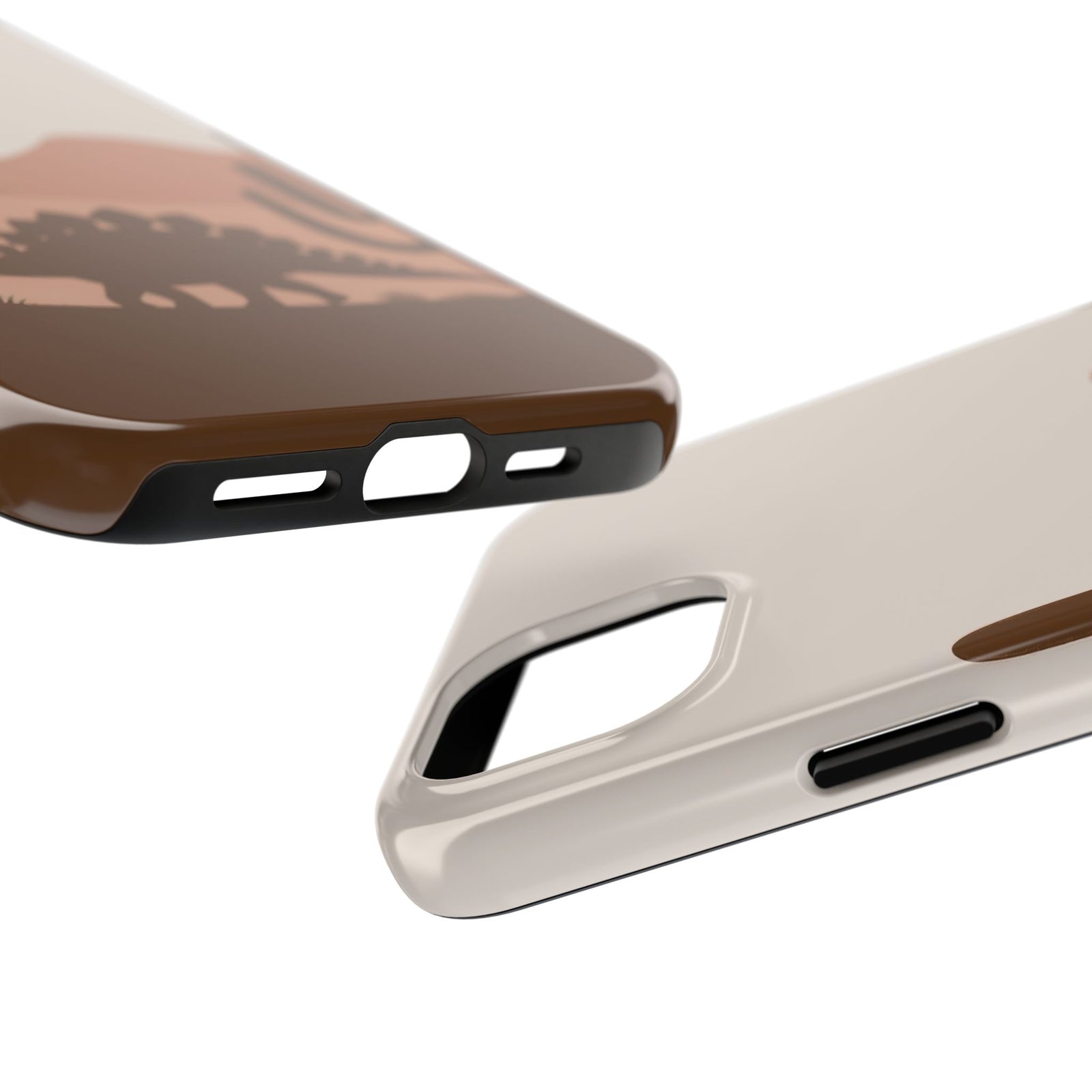 Desert Dino Silhouette - Dinosaur Phone Case