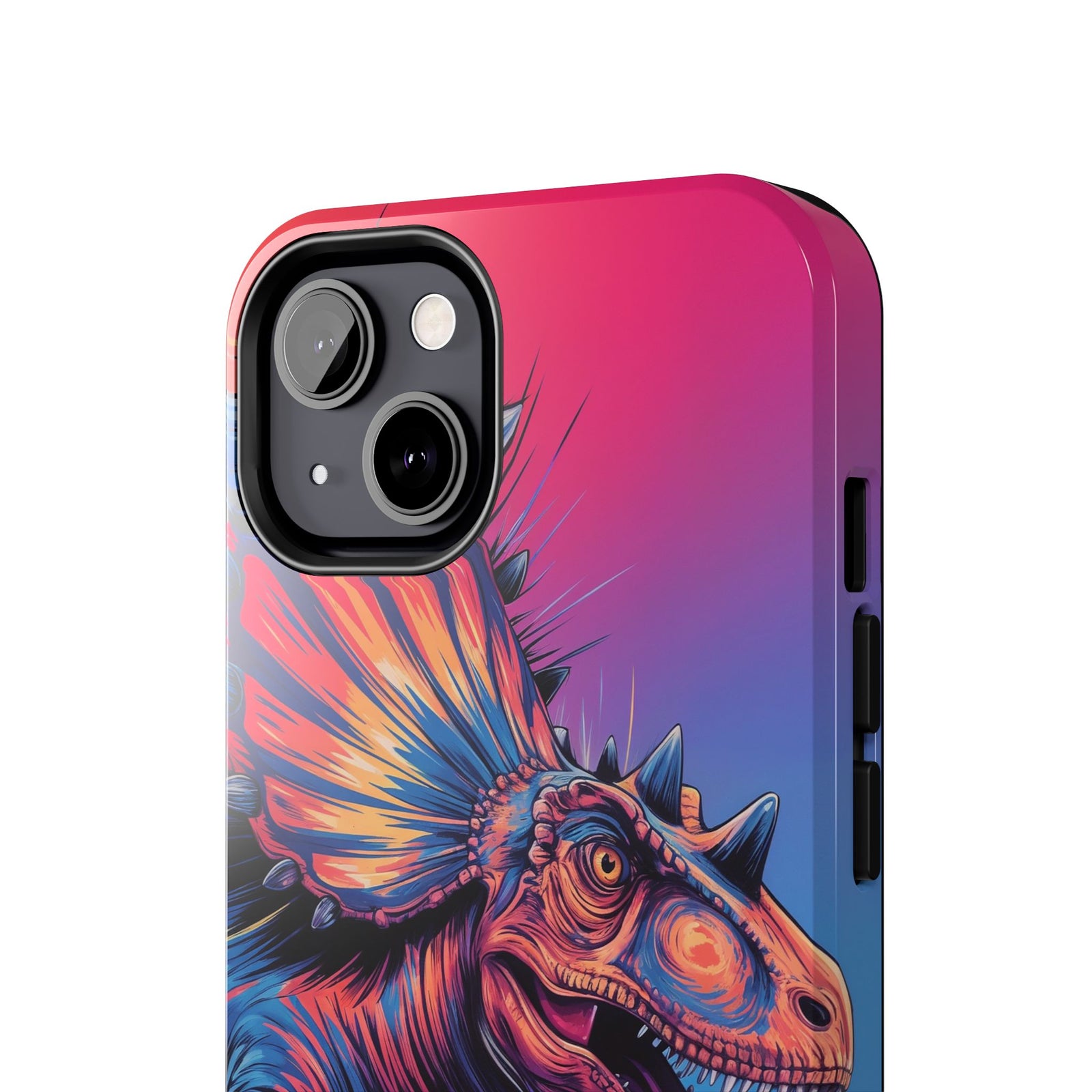 Styracosaurus Neon Roar - Dinosaur Phone Case