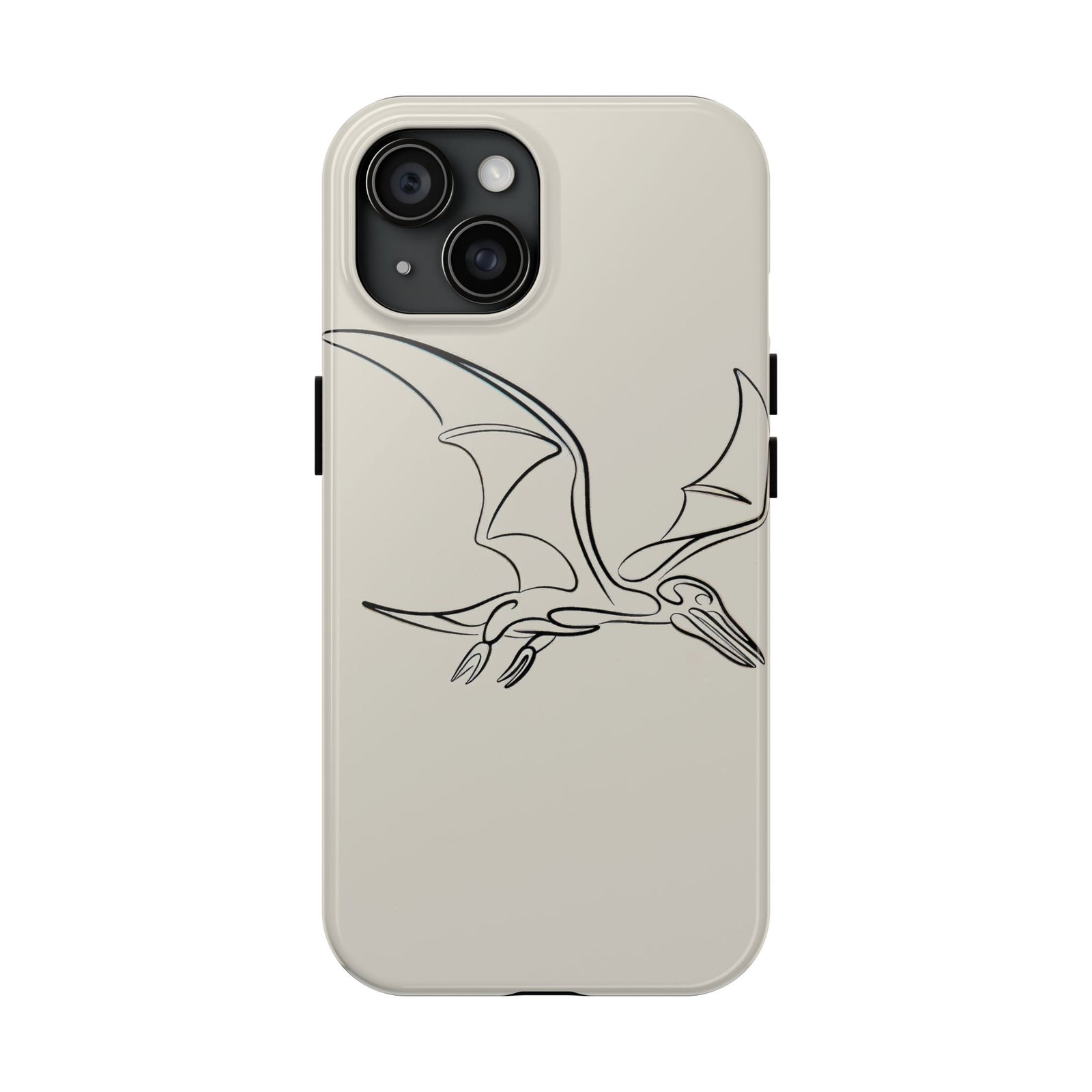 Pterodactyl Glide Art - Dinosaur Phone Case