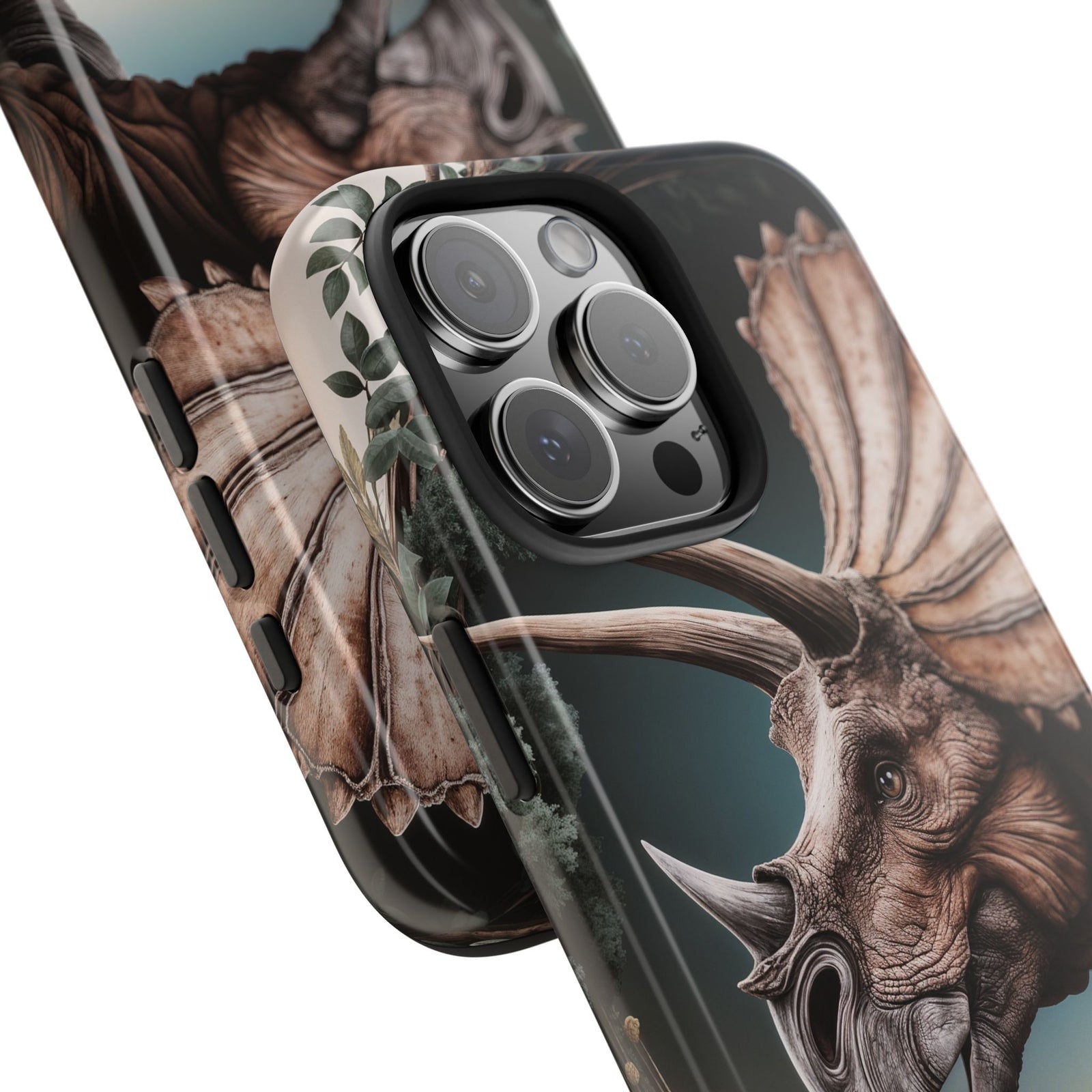 Triceratops Wilderness Adventure - Dinosaur Phone Case