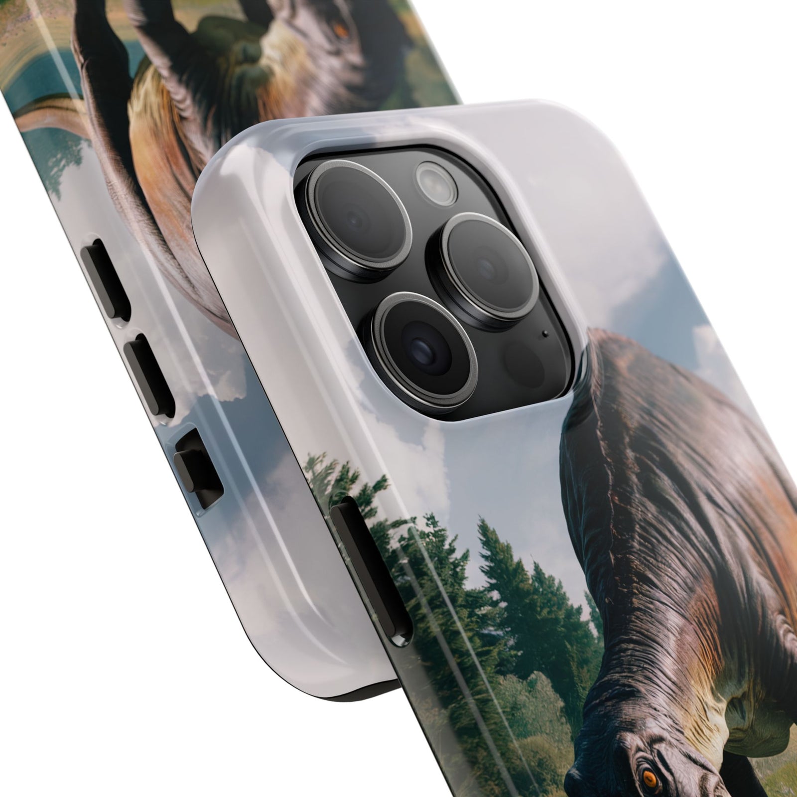 Gentle Giant Grazing - Dinosaur Phone Case