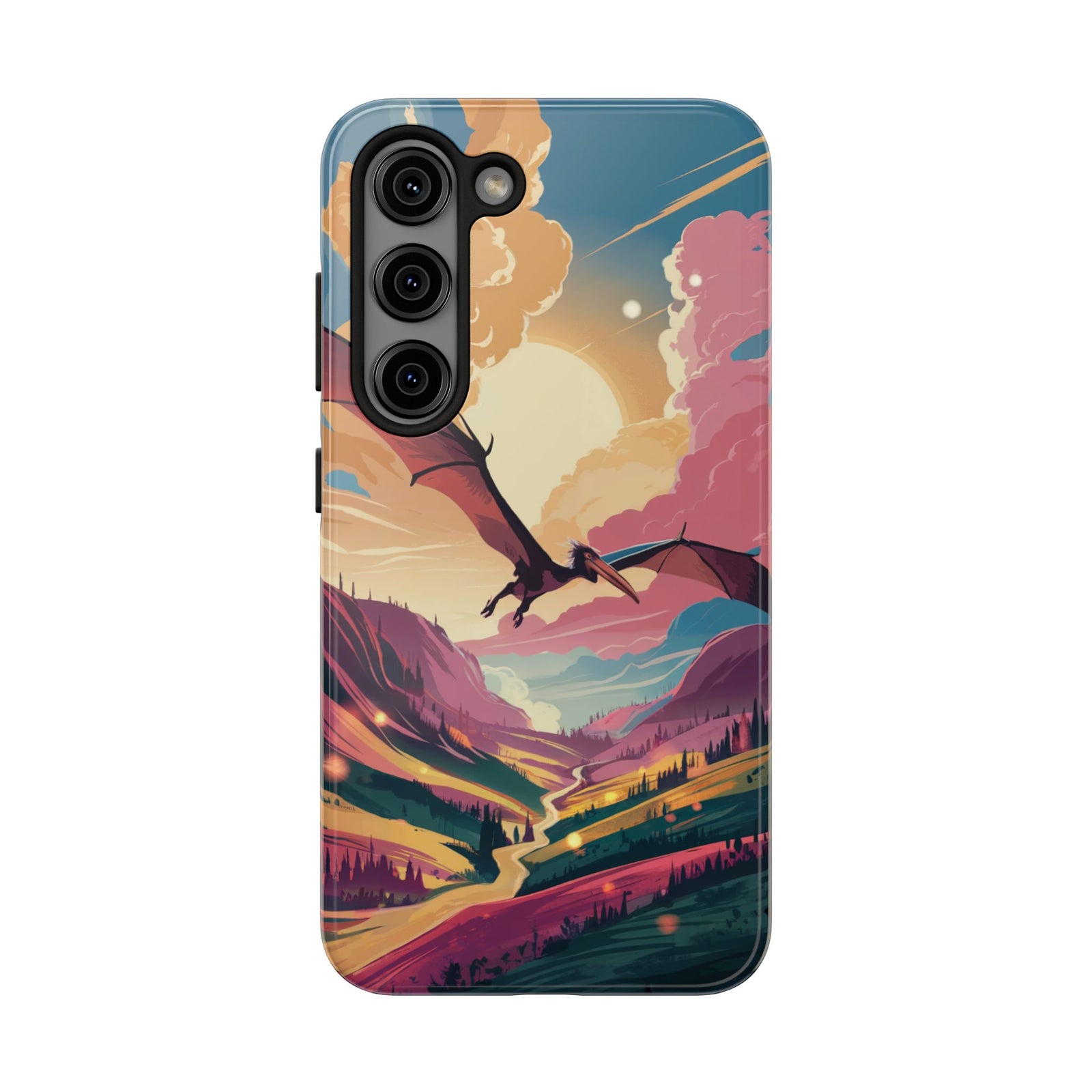 Pteranodon Sky Journey - Dinosaur Phone Case