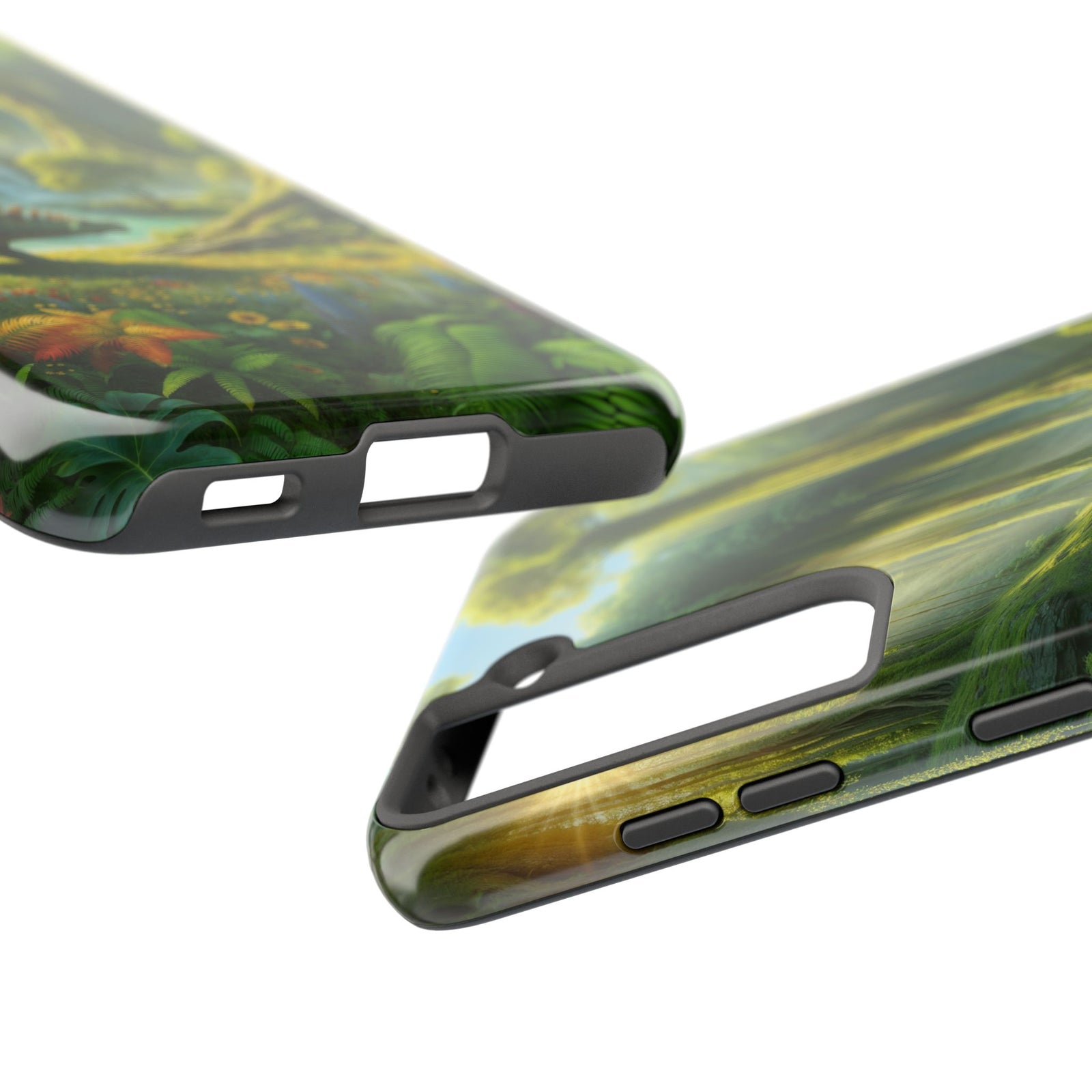 Stegosaurus Paradise Adventure - Dinosaur Phone Case