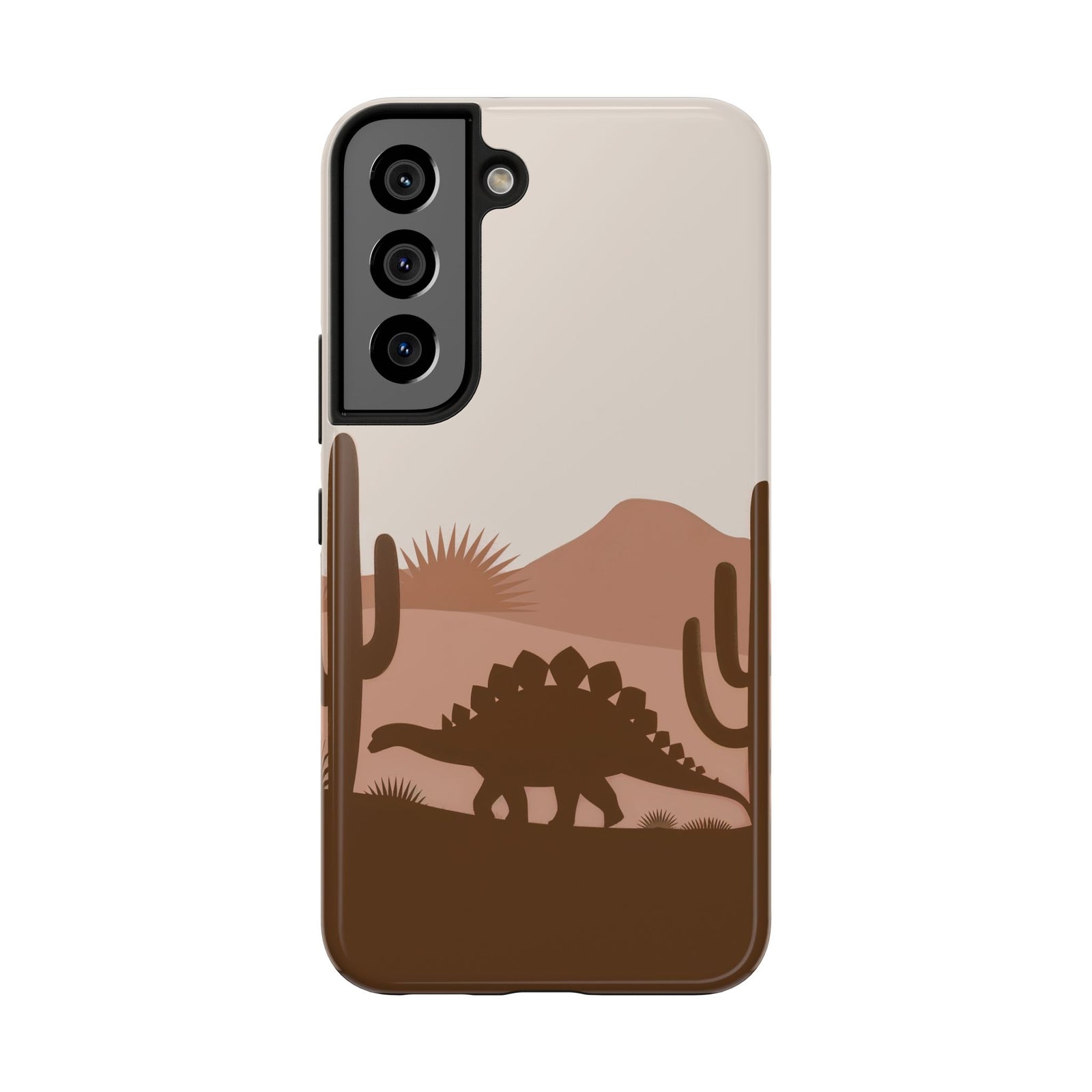 Desert Dino Silhouette - Dinosaur Phone Case