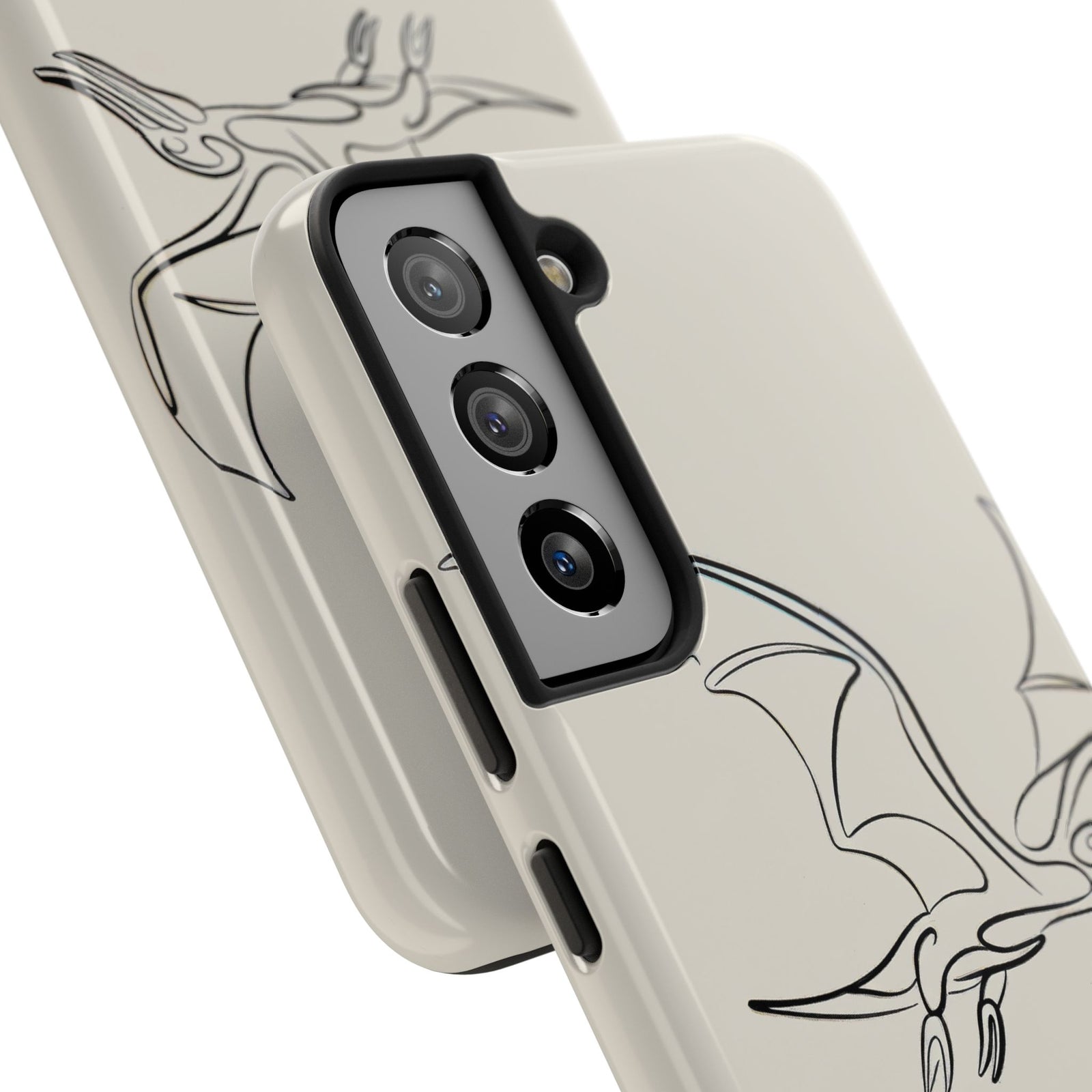 Pterodactyl Glide Art - Dinosaur Phone Case