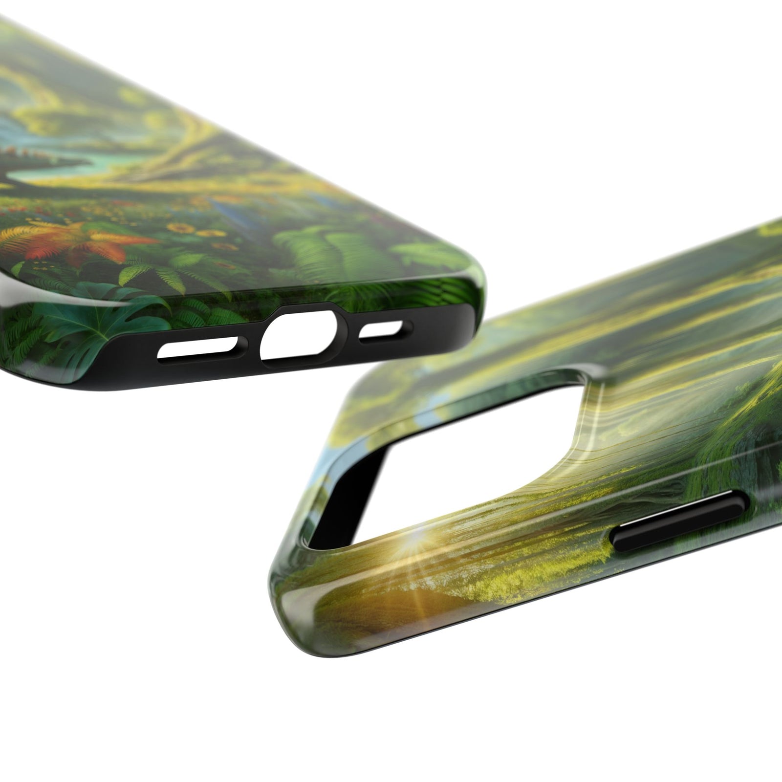 Stegosaurus Paradise Adventure - Dinosaur Phone Case