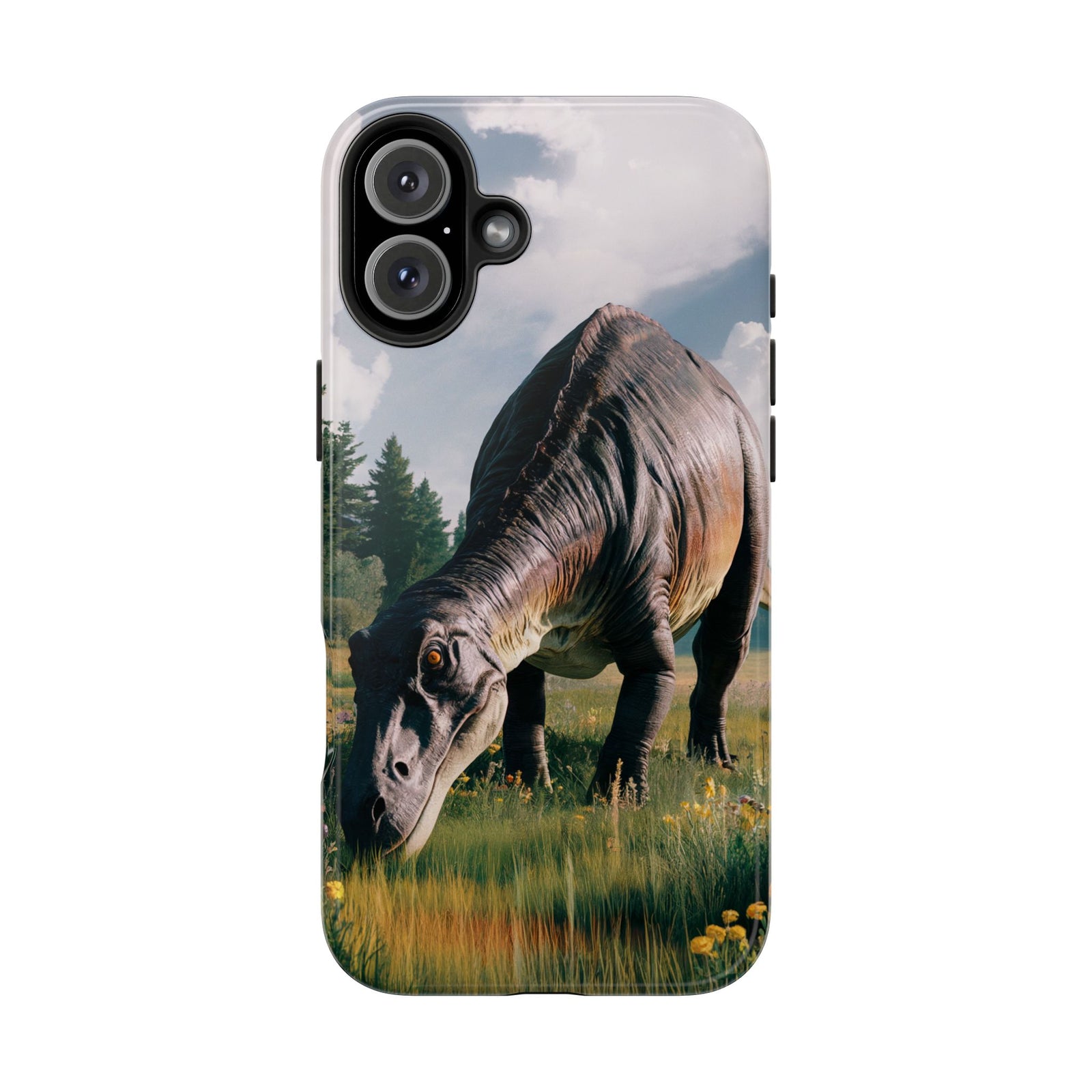 Gentle Giant Grazing - Dinosaur Phone Case