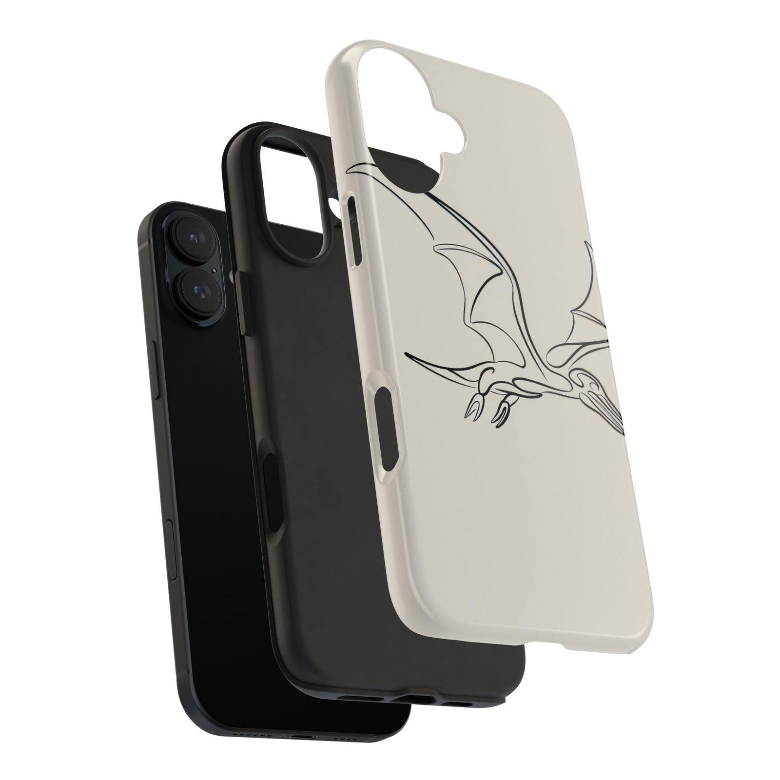 Pterodactyl Glide Art - Dinosaur Phone Case