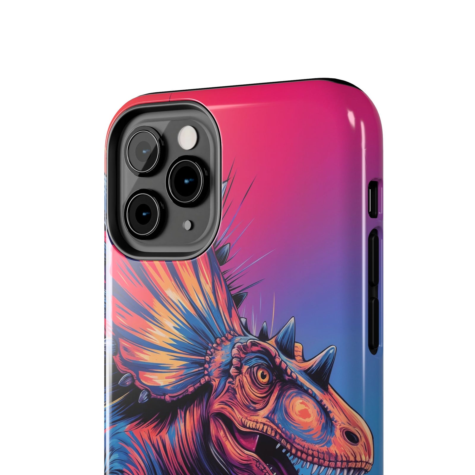 Styracosaurus Neon Roar - Dinosaur Phone Case