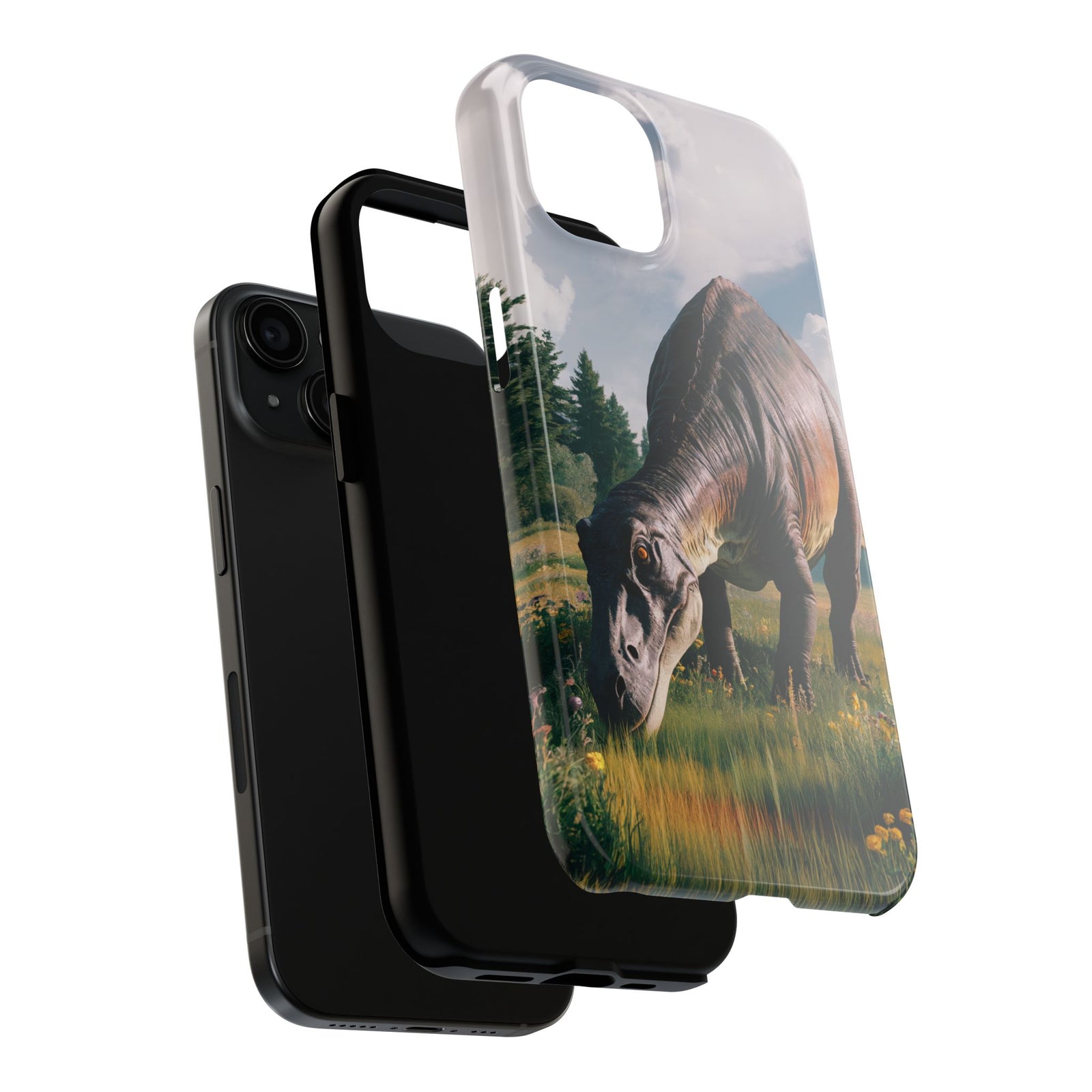 Gentle Giant Grazing - Dinosaur Phone Case