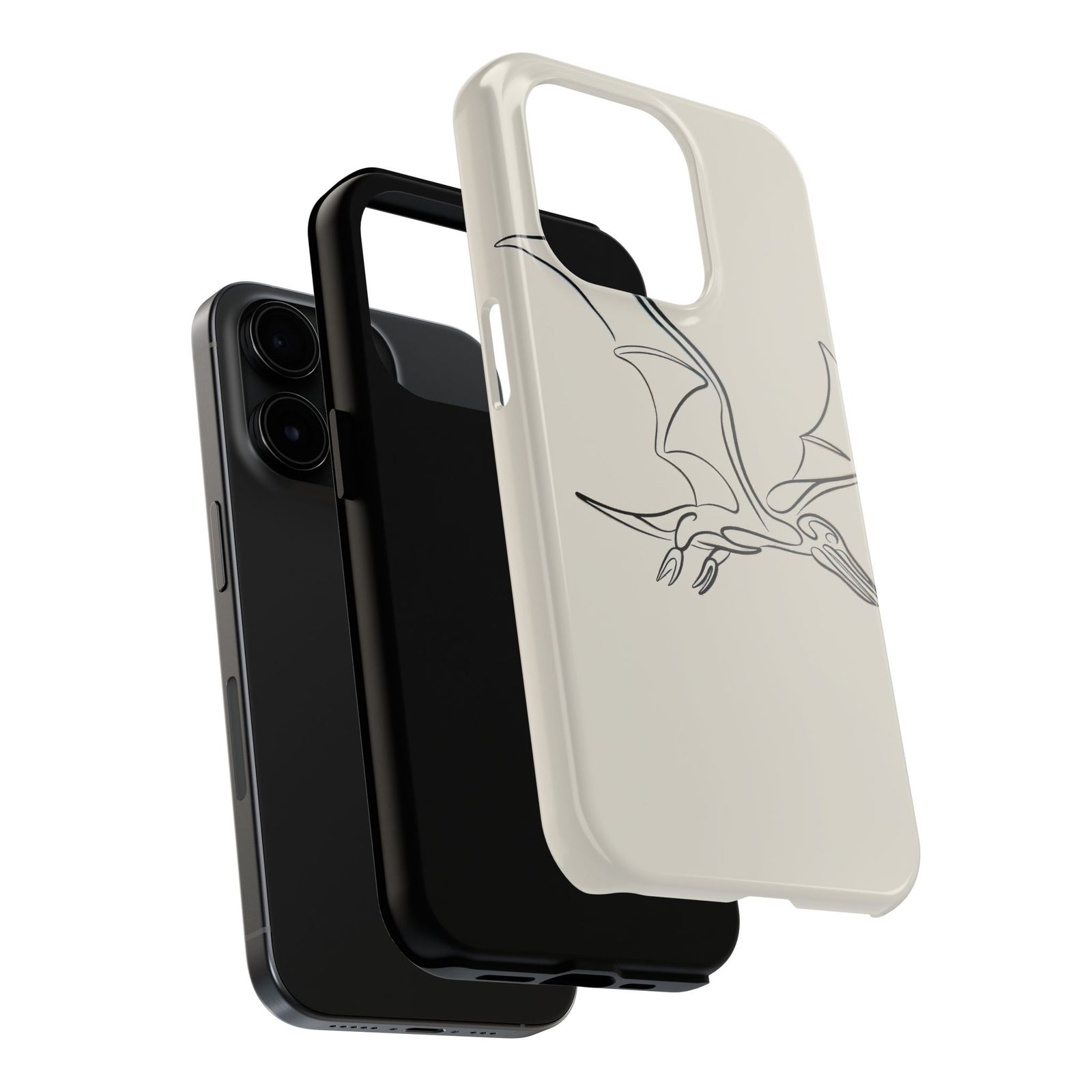 Pterodactyl Glide Art - Dinosaur Phone Case