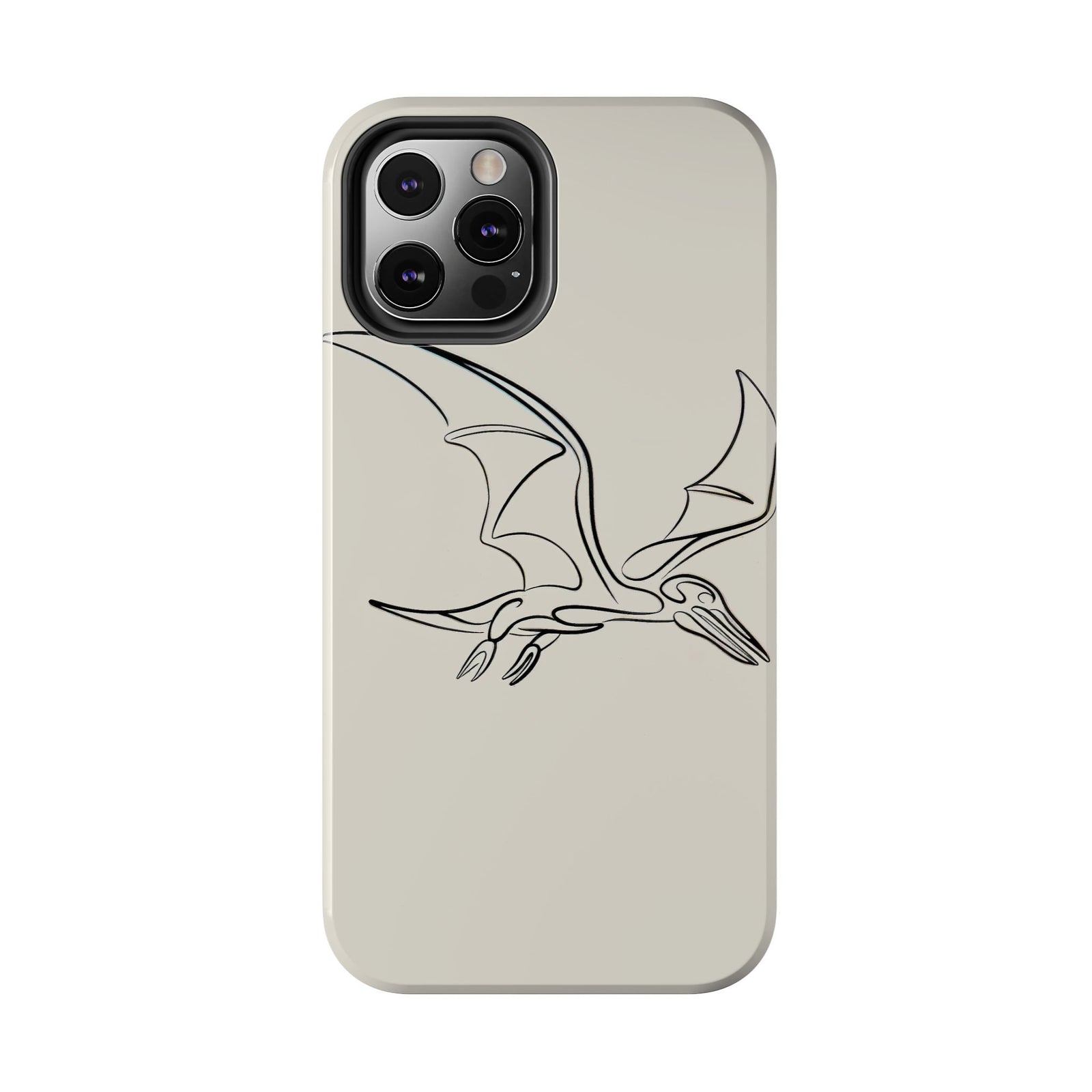 Pterodactyl Glide Art - Dinosaur Phone Case