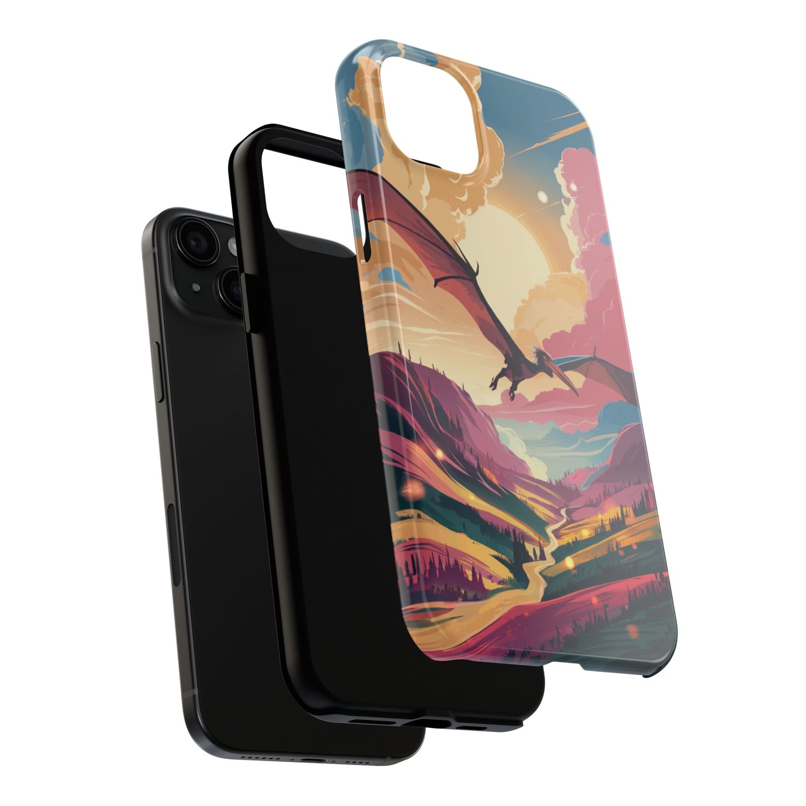 Pteranodon Sky Journey - Dinosaur Phone Case
