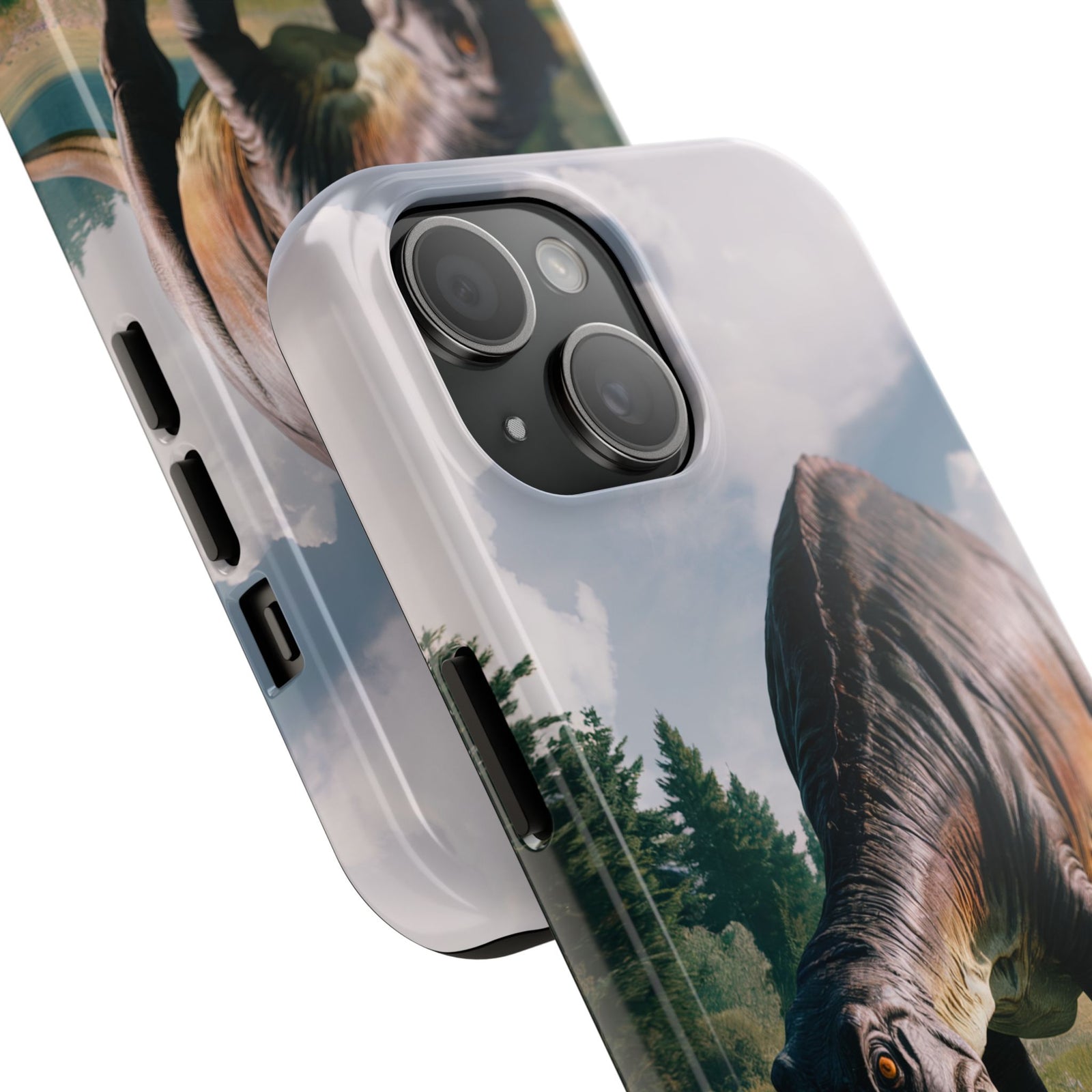 Gentle Giant Grazing - Dinosaur Phone Case