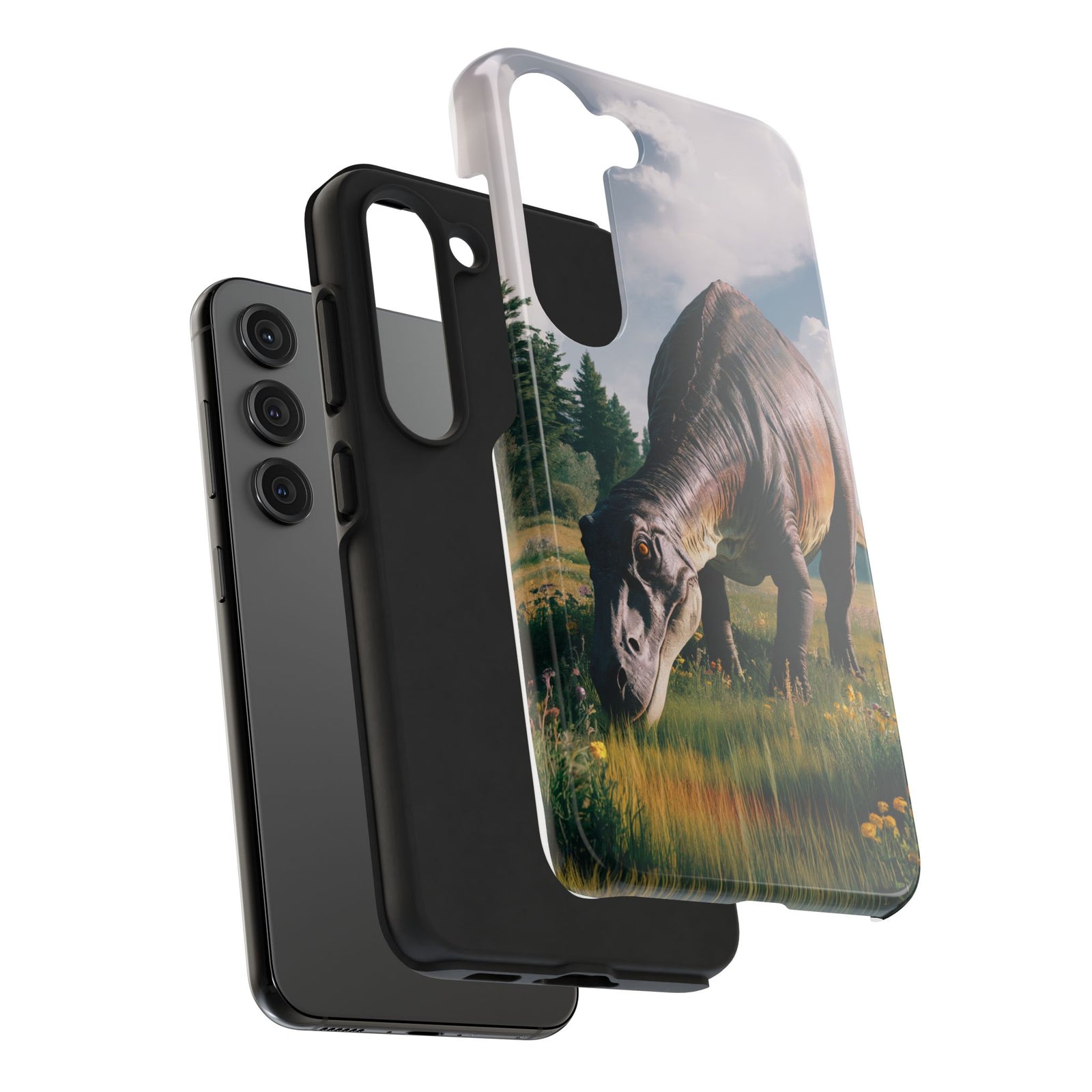 Gentle Giant Grazing - Dinosaur Phone Case