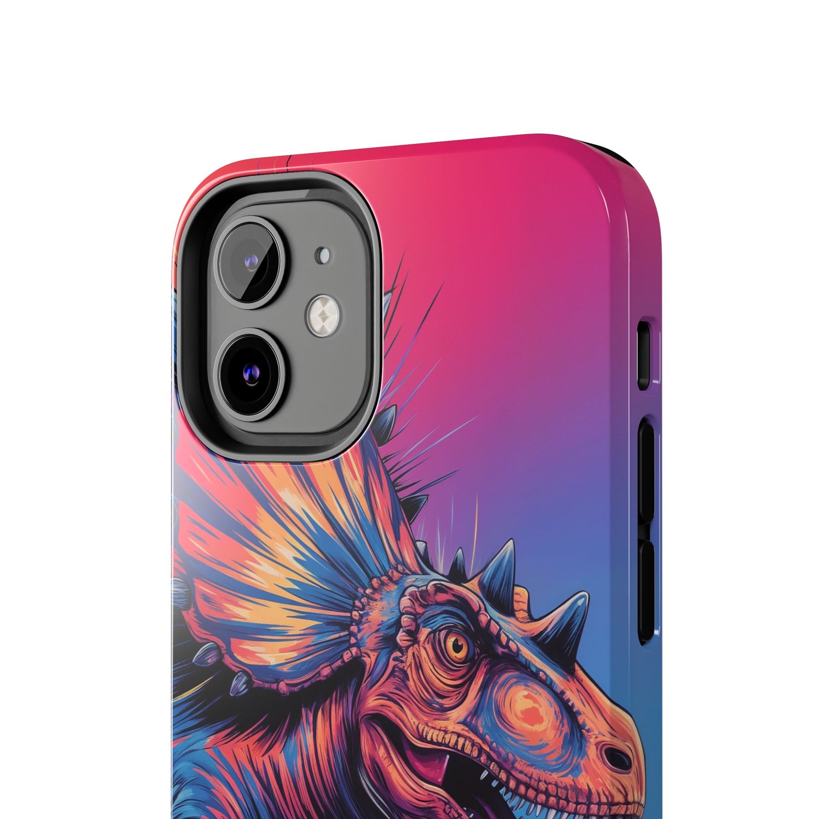 Styracosaurus Neon Roar - Dinosaur Phone Case