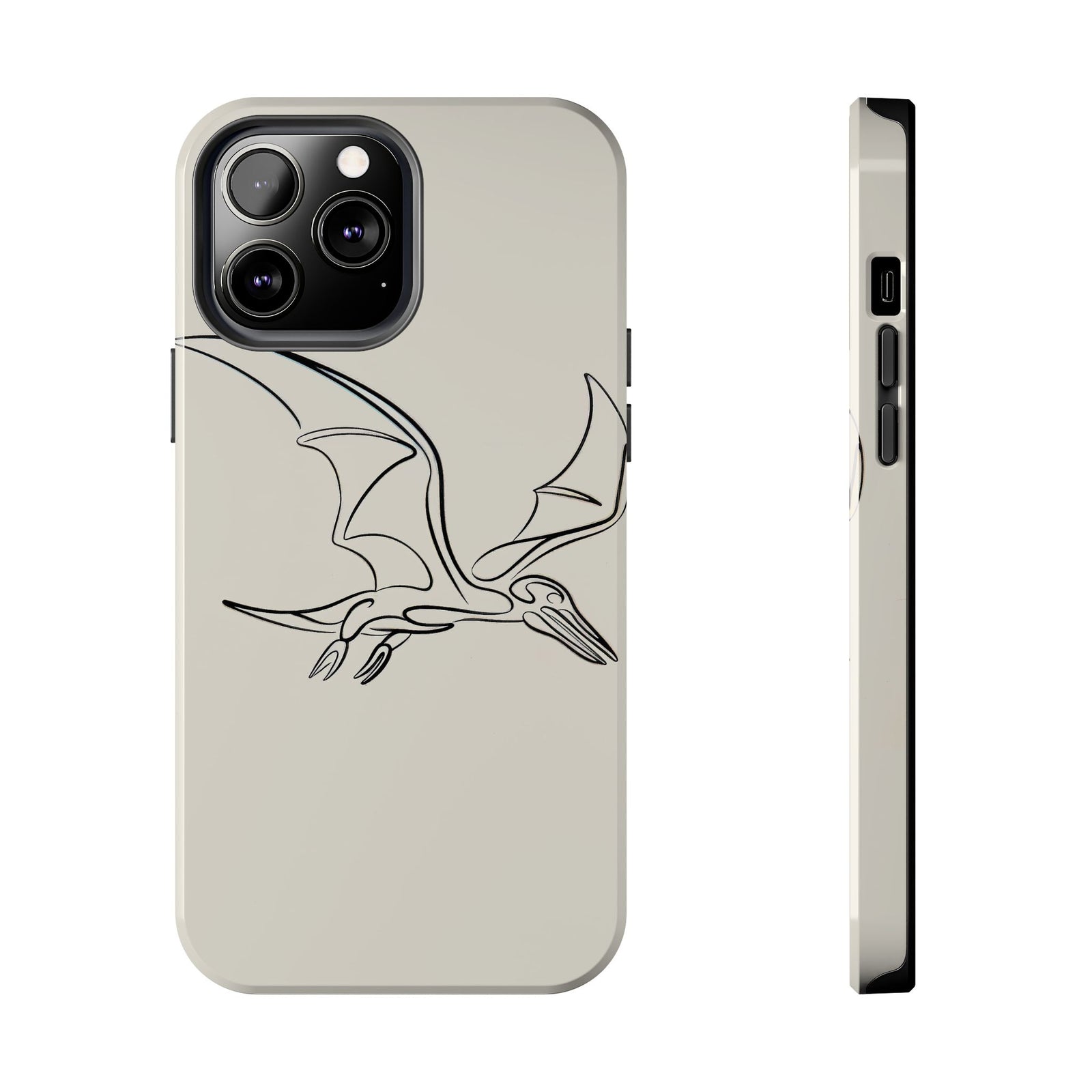 Pterodactyl Glide Art - Dinosaur Phone Case