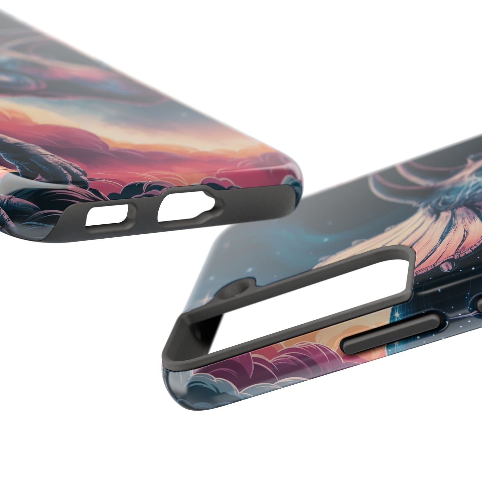 Triceratops Cosmic Adventure - Dinosaur Phone Case