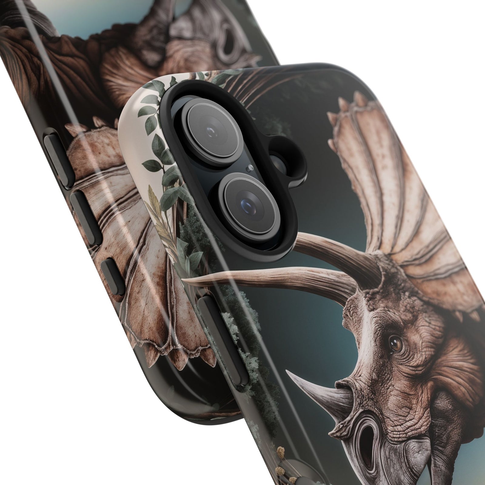 Triceratops Wilderness Adventure - Dinosaur Phone Case