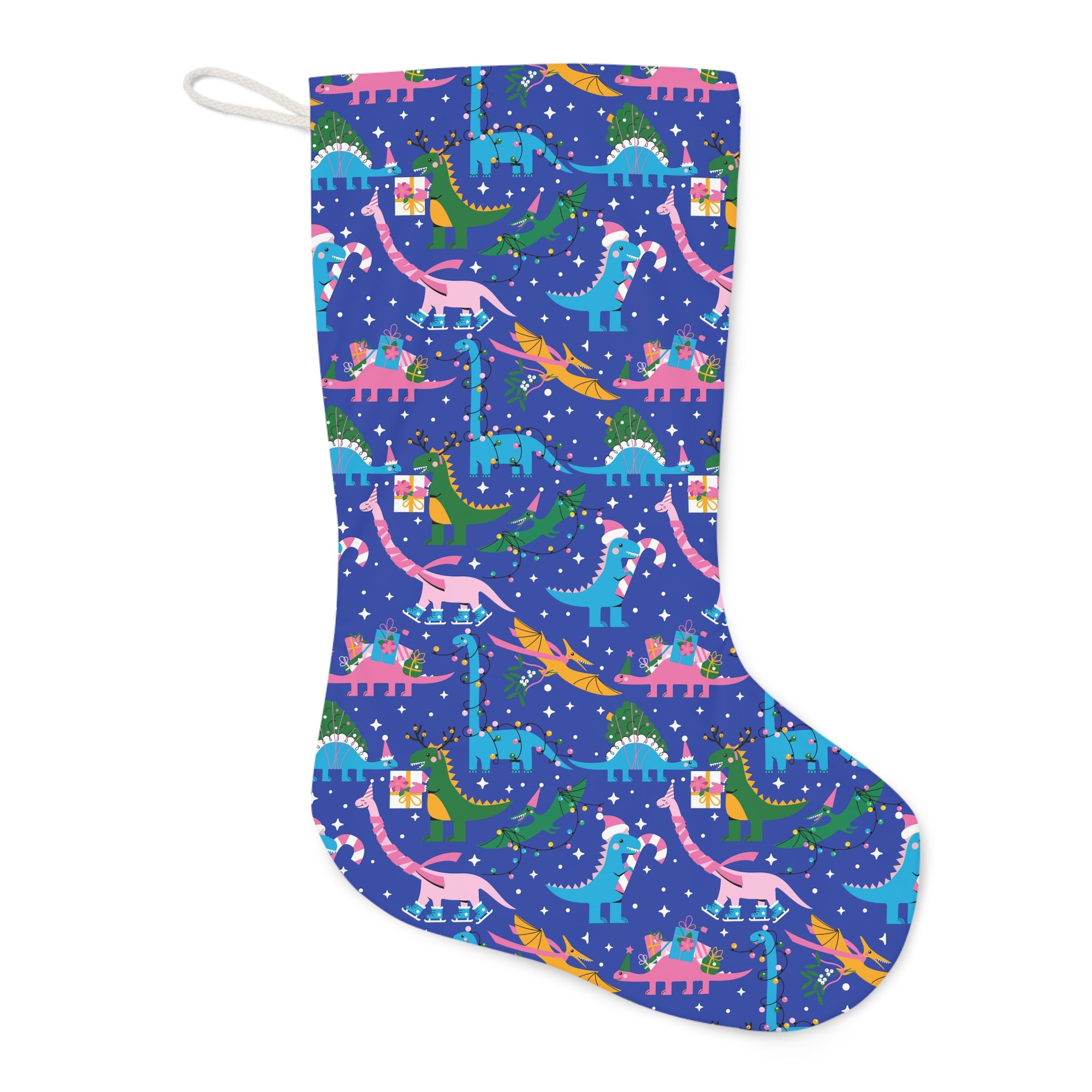 Cute Dino Christmas - Dinosaur Stocking