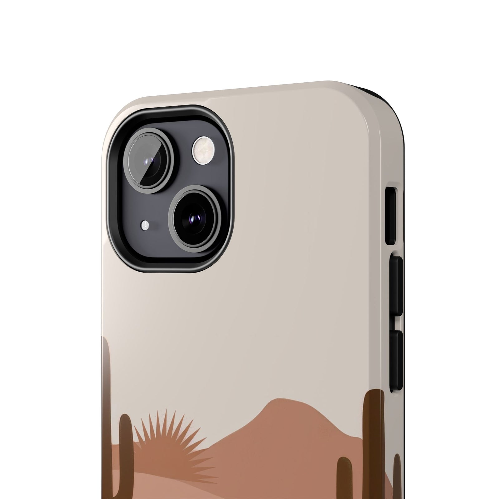 Desert Dino Silhouette - Dinosaur Phone Case