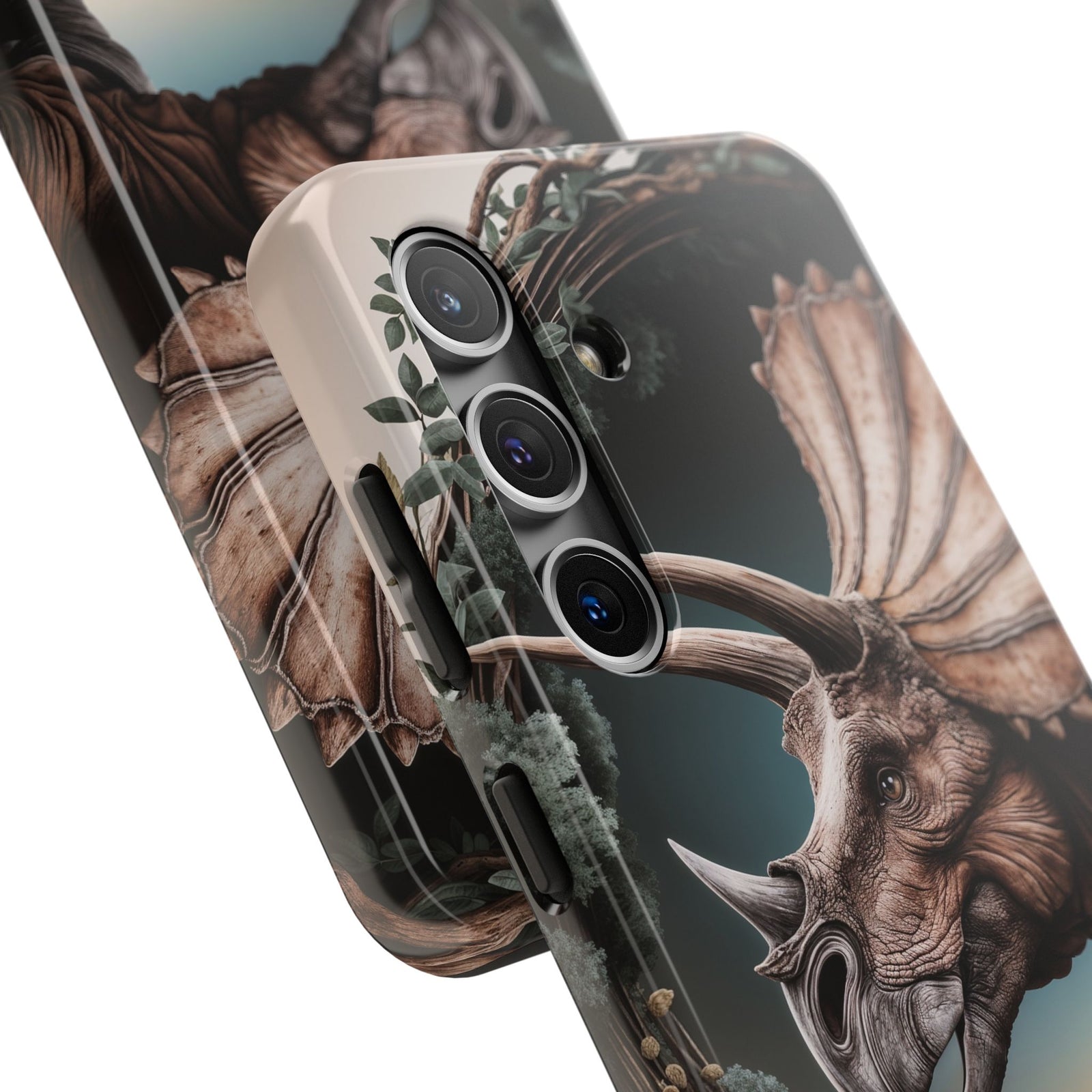 Triceratops Wilderness Adventure - Dinosaur Phone Case