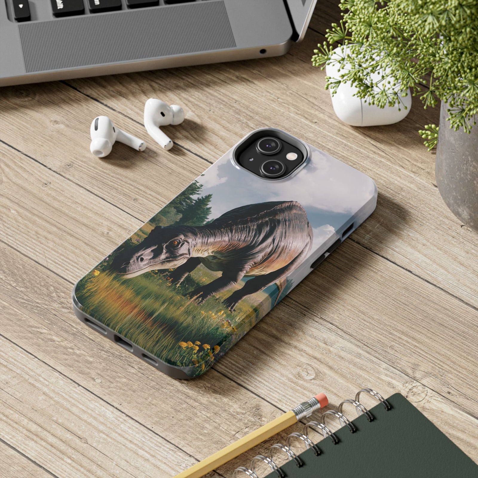 Gentle Giant Grazing - Dinosaur Phone Case