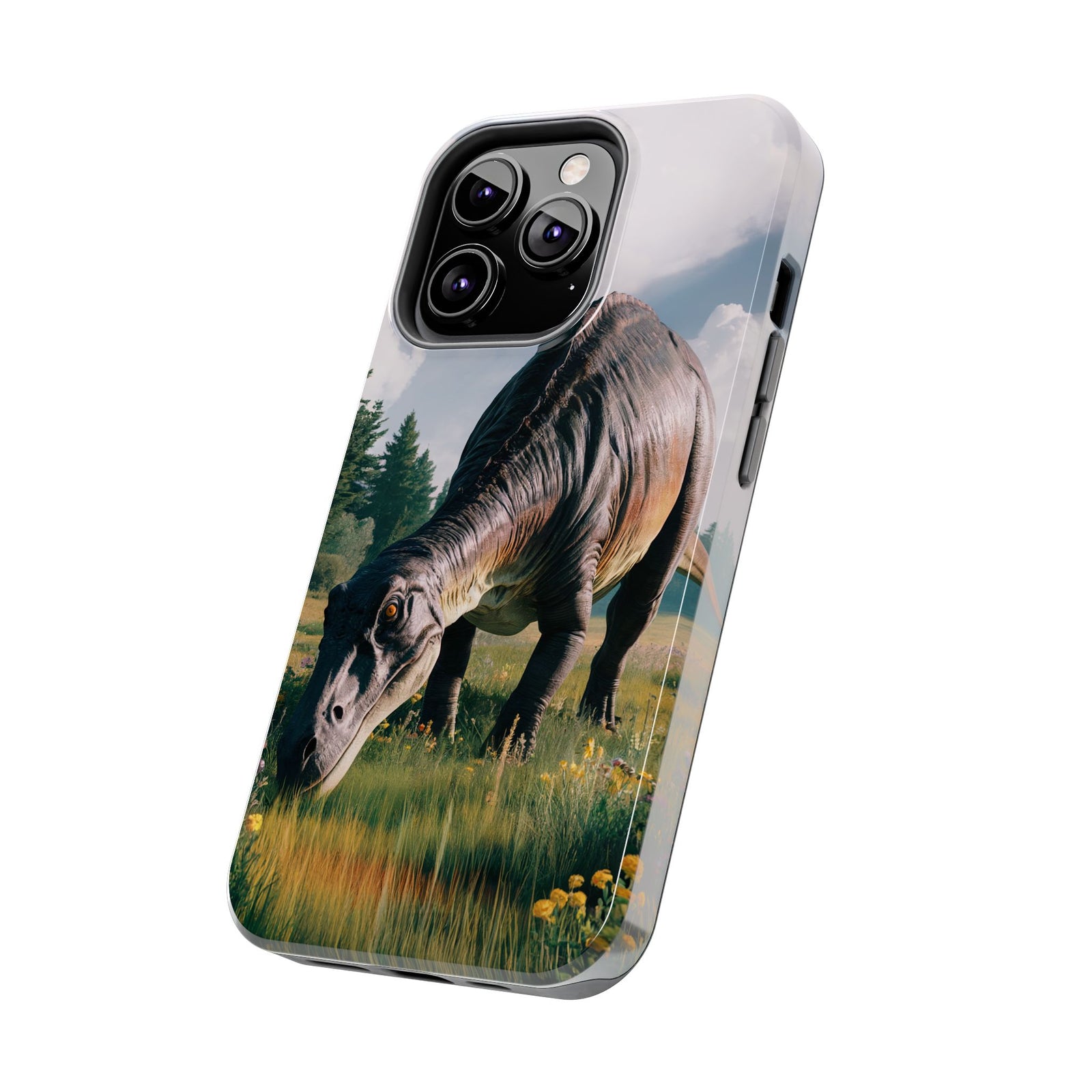 Gentle Giant Grazing - Dinosaur Phone Case