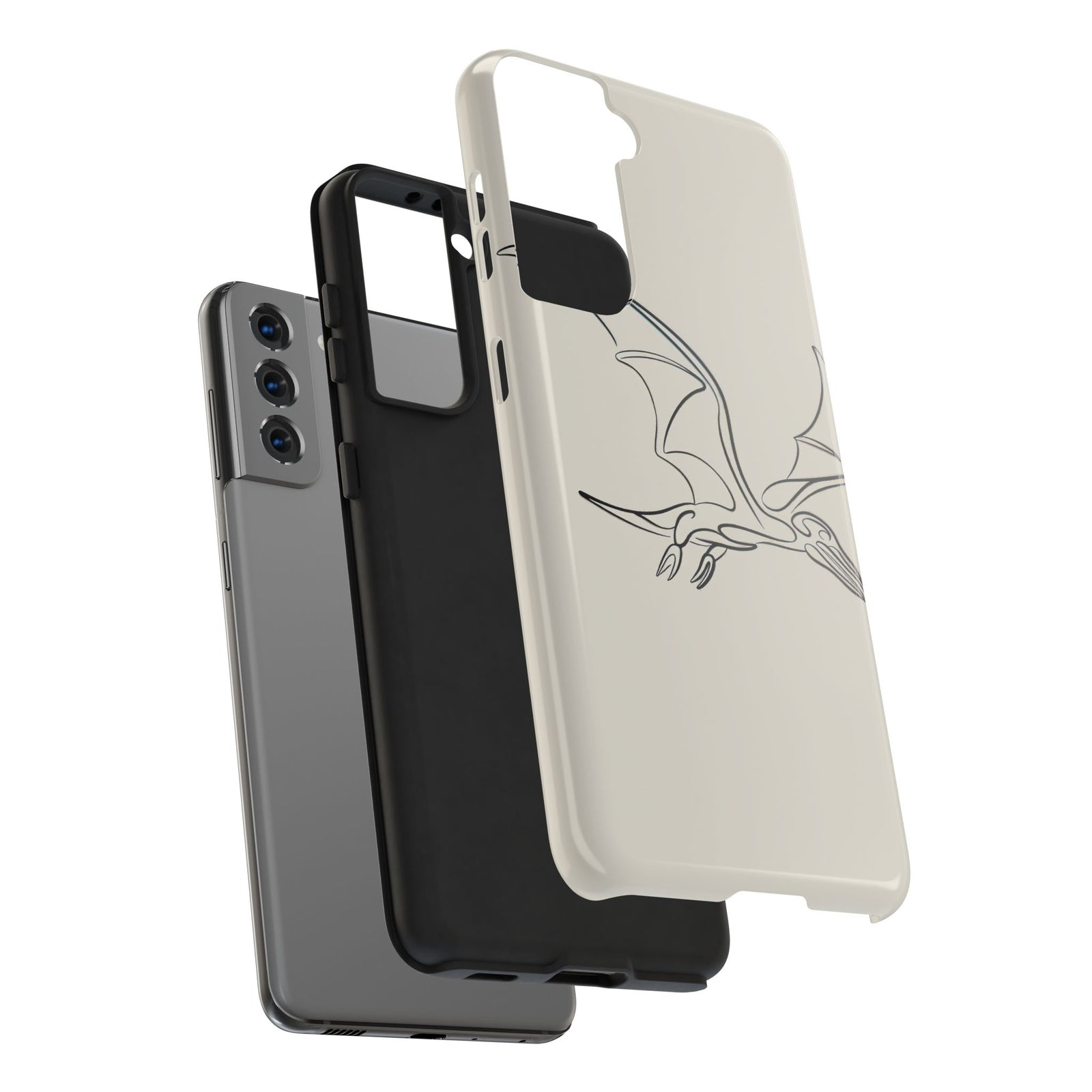 Pterodactyl Glide Art - Dinosaur Phone Case