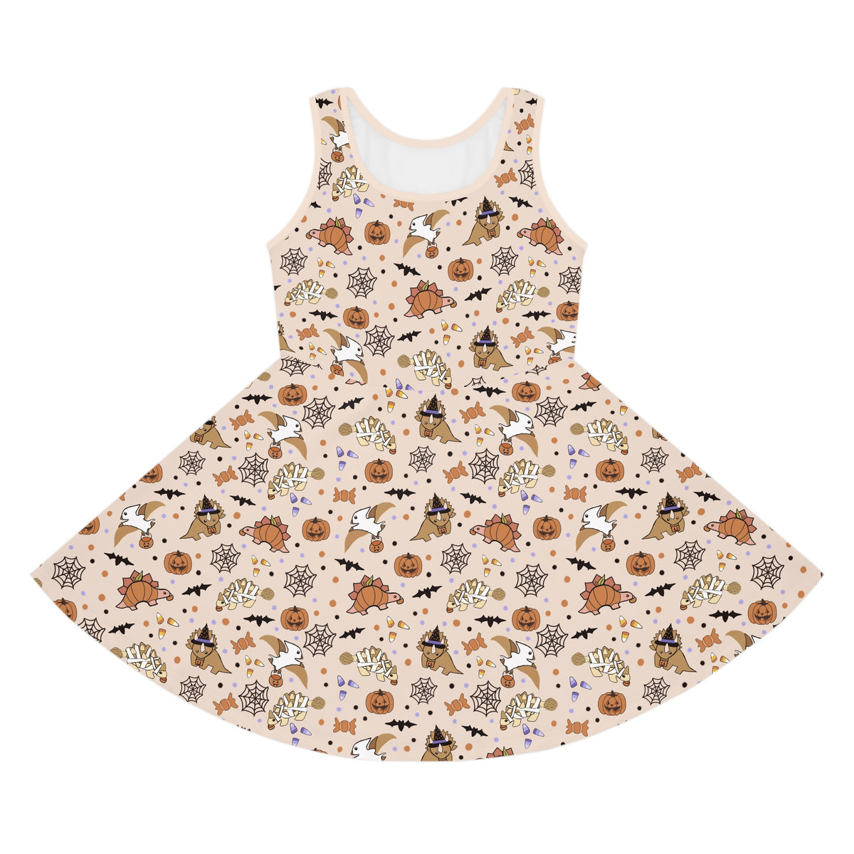 Halloween Party - Girls/Toddler Halloween Dinosaur Sundress